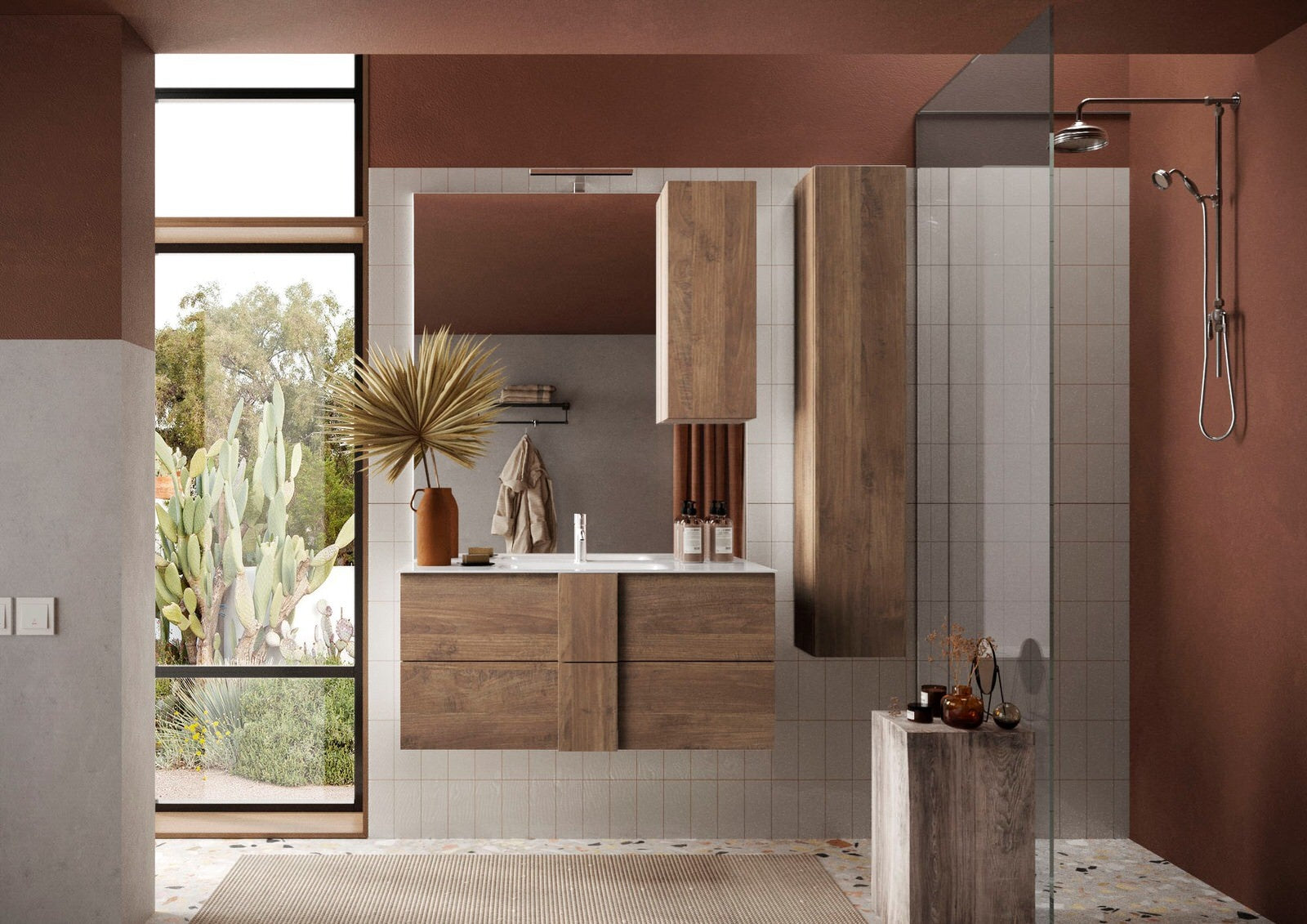 Benvenuto Design Jupiter 60 cm Zwevend Wastafel en Onderkast