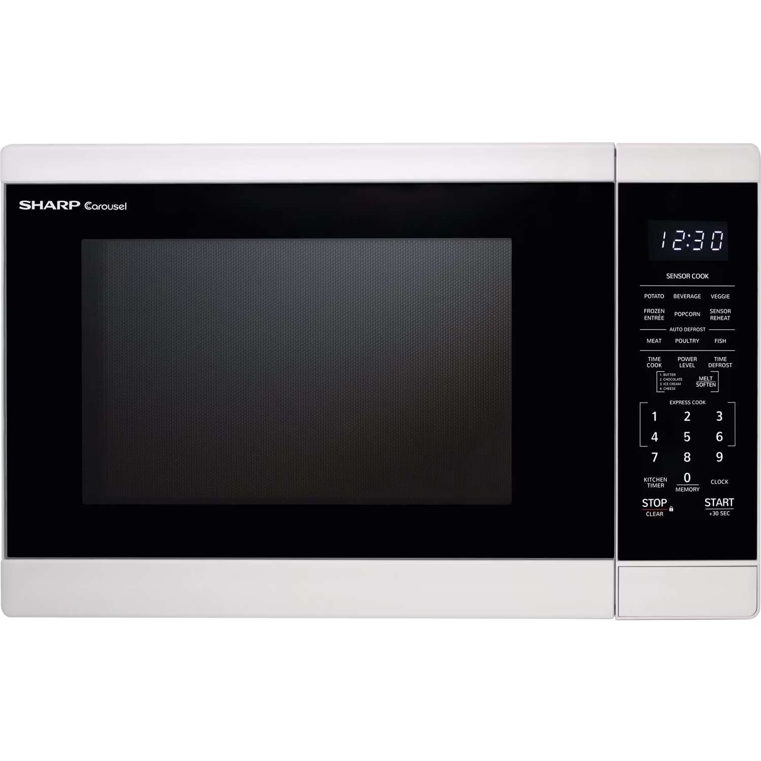 Sharp 1.4-Cu. Ft. Countertop Microwave Oven in Black