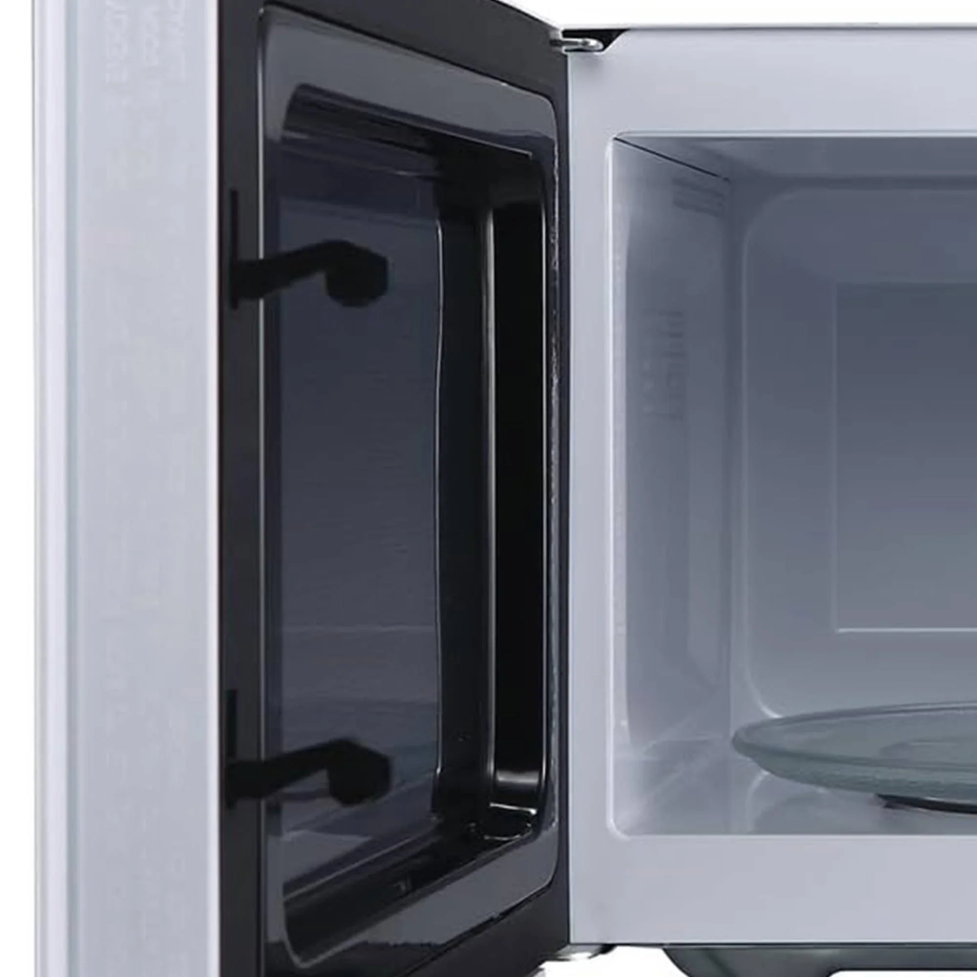 Open Box Magic Chef 0.9 Cubic Feet 900 Watt Stainless Microwave Oven, White
