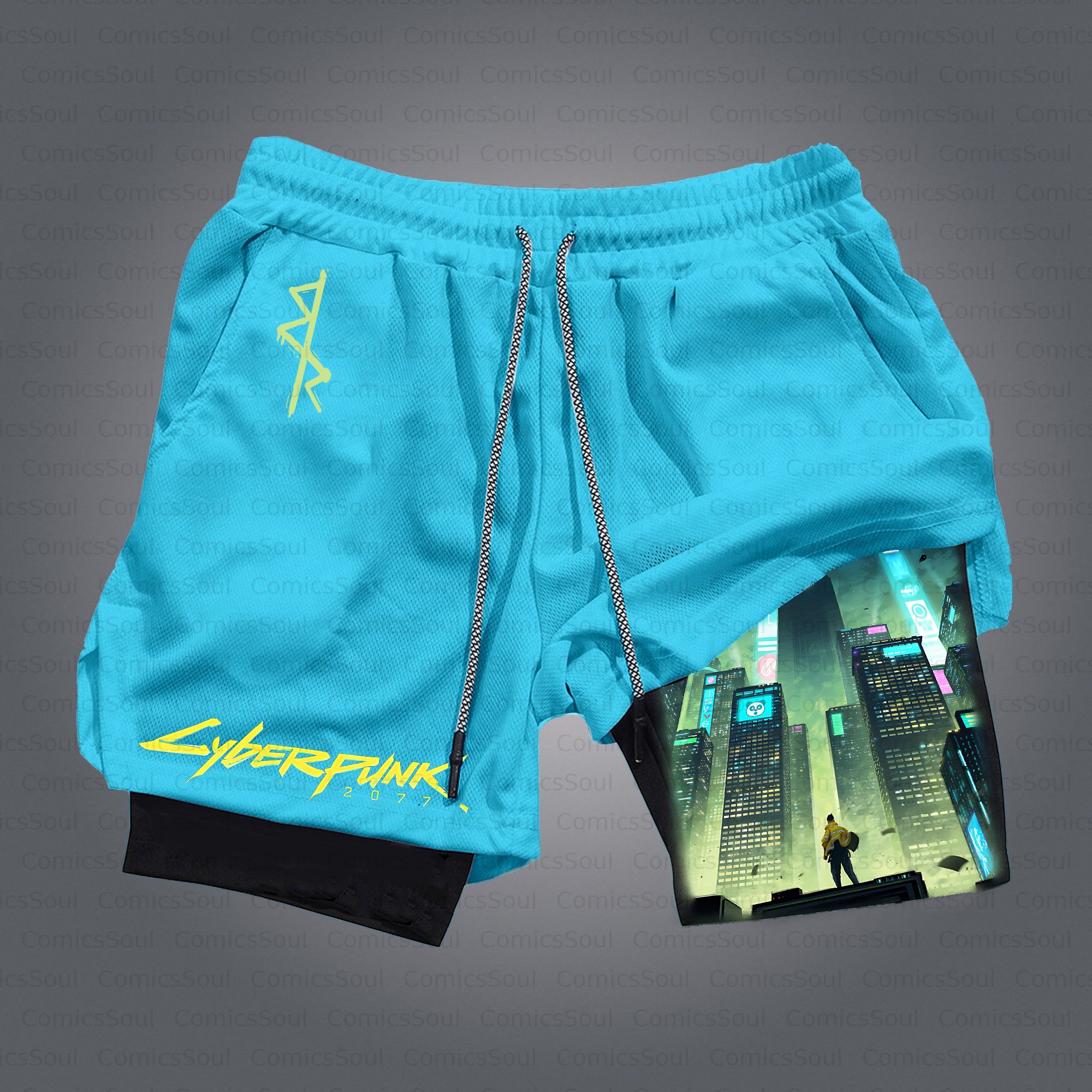 Unisex Casual Anime Style Shorts
