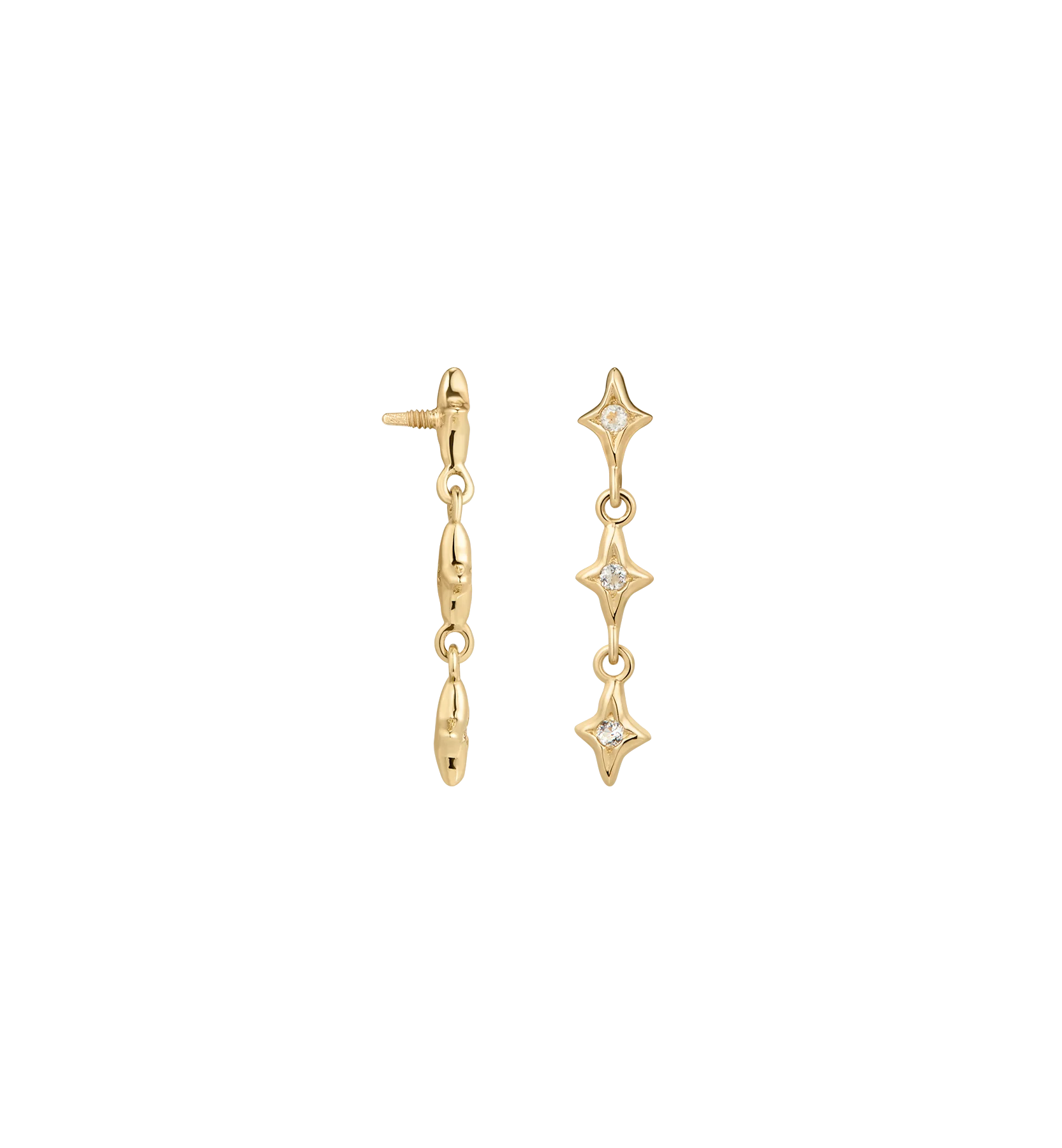 Twined Souls Piercing Front 14K