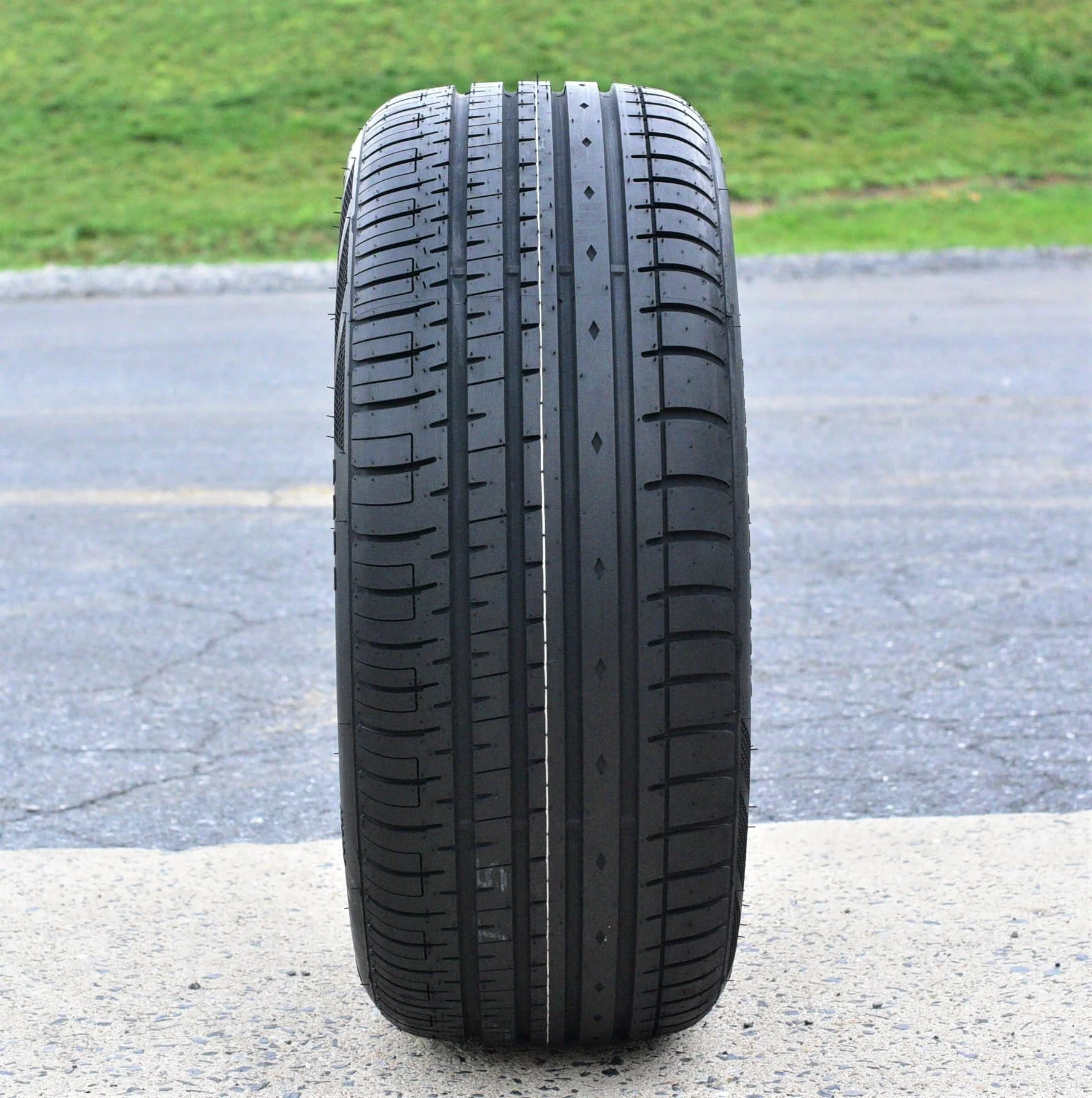 One set of 4(4)255/35R20 ZR 97Y XL A/S performance tires for: 2007-10 Mercedes-Benz S550 4Matic, 2017-18 Audi Q3 Technik