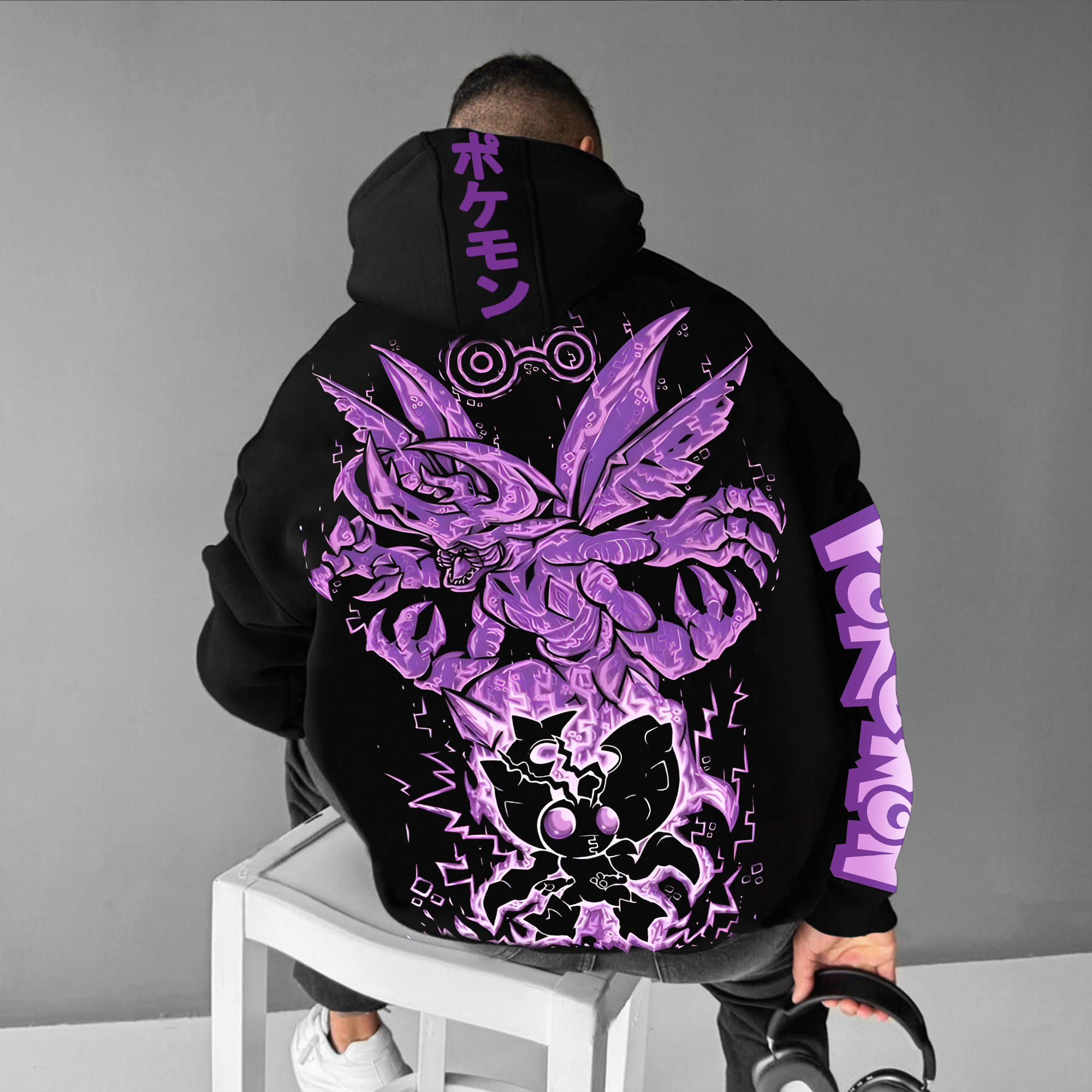 Unisex Anime Graphic Streetwear Vintage Hoodie