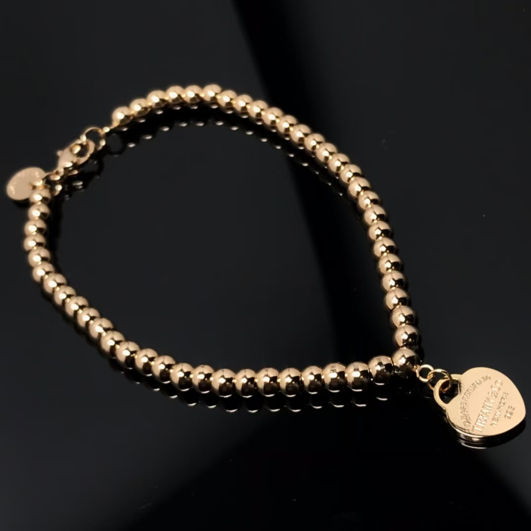 Tiffany Heart Tag Bead Bracelet - Original Replica Club
