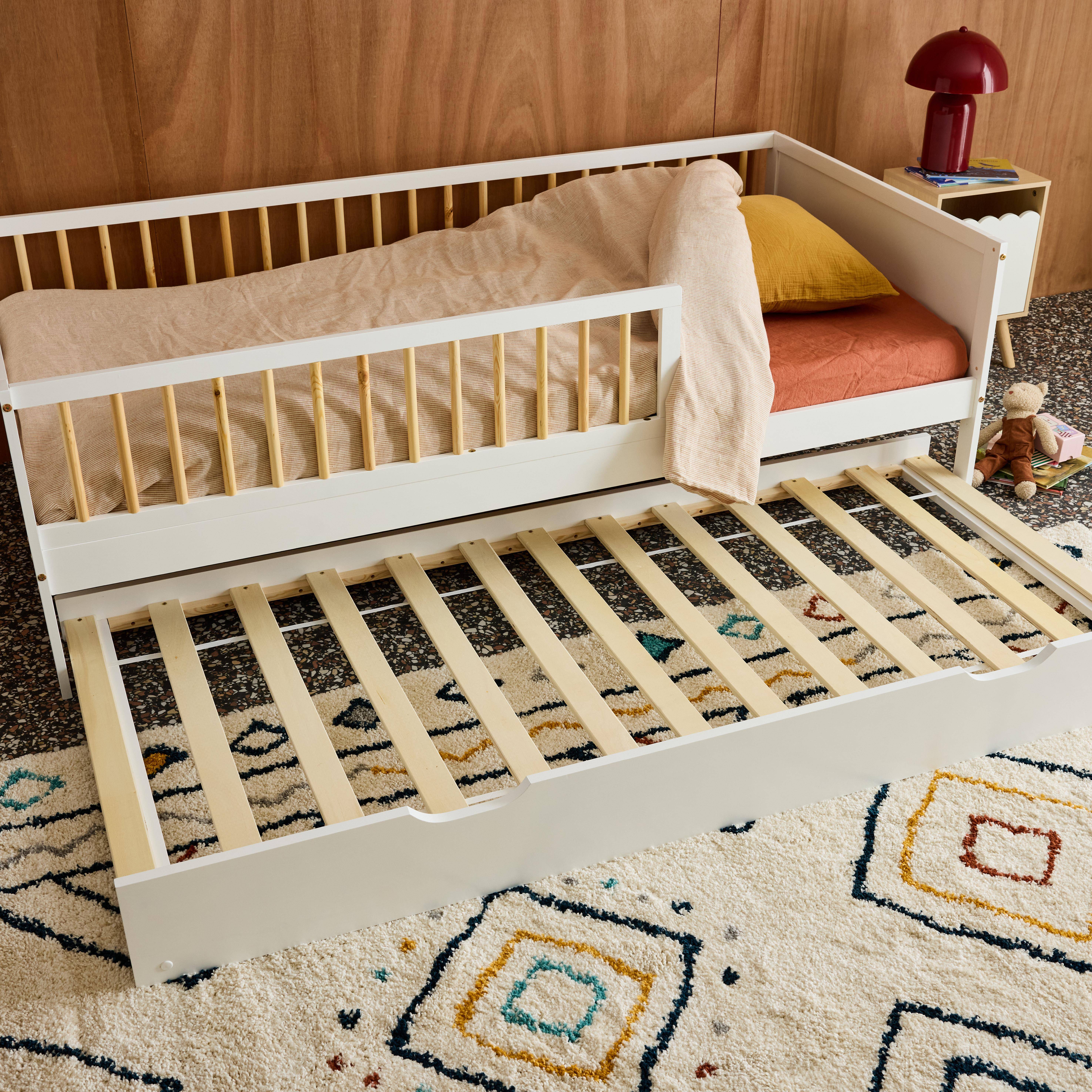 Cajón cama 190 x 94 cm - Cajón cama infantil madera de pino