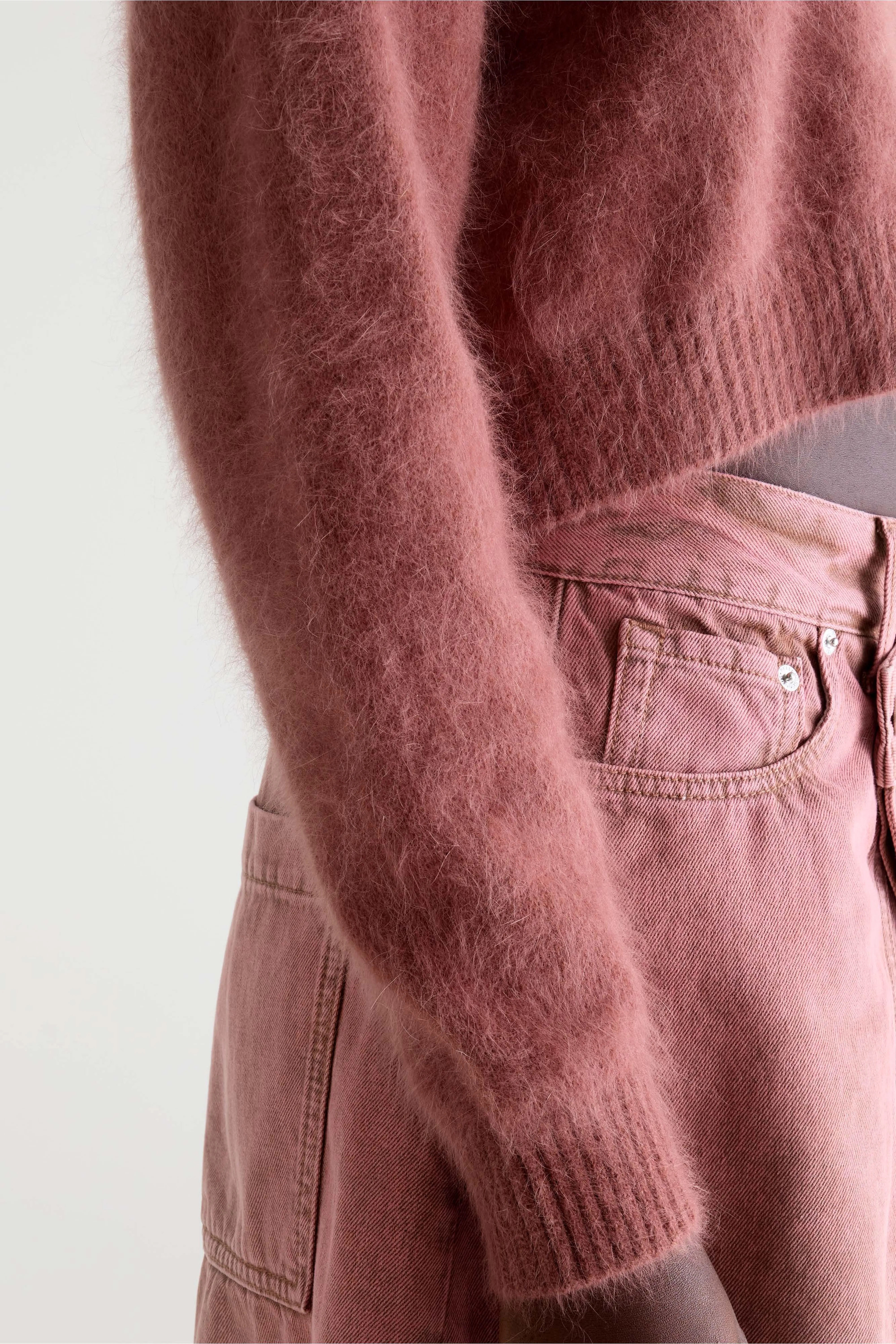 Bellerose Datco angora-blend cardigan (261 / W / MAHOGANY)