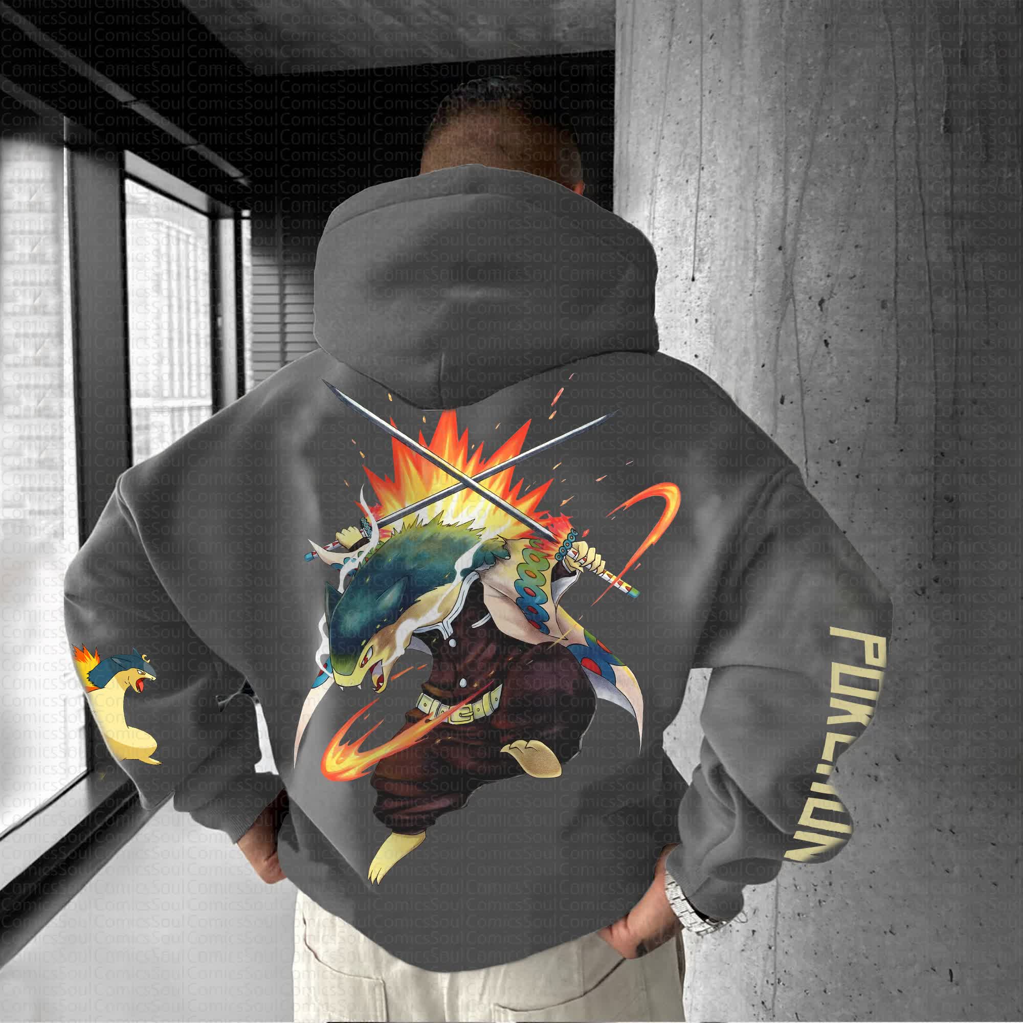 Unisex “Comicssoul” Anime Graphic Streetwear Vintage Hoodie
