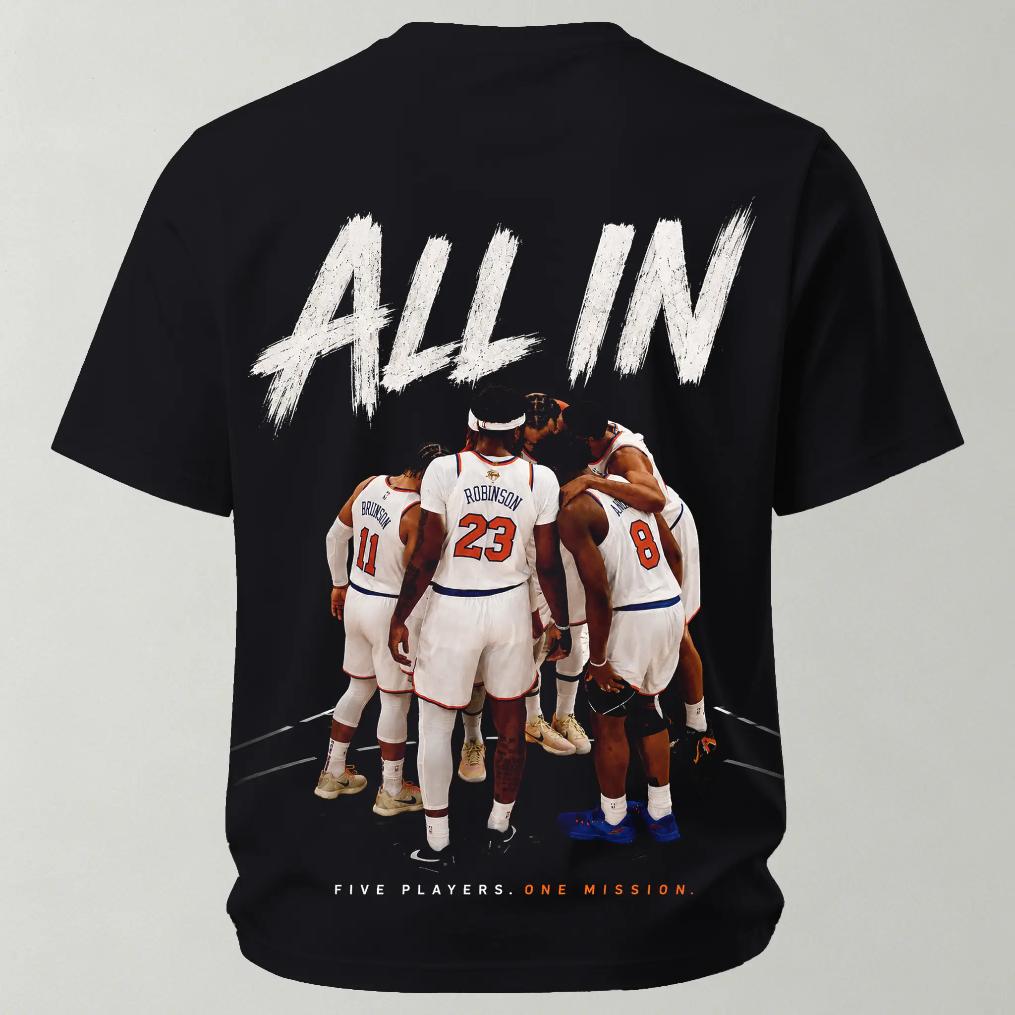 New York Knicks All In Printed Unisex Oversized T-shirt