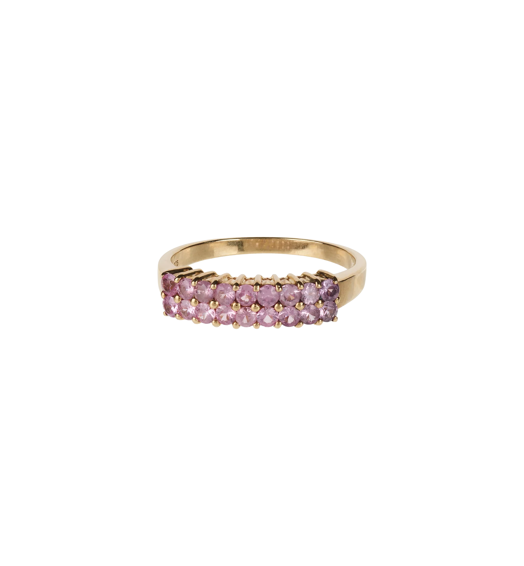 Vintage Sapphire Spring Horizon Ring 9K