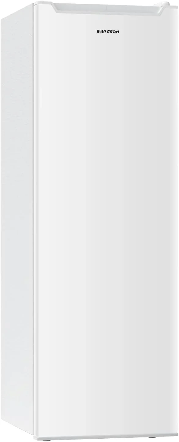 BANGSON Upright Freezer 7.0 Cu.ft Stand Up Freezer Convertible Upright Freezer/Refrigerator