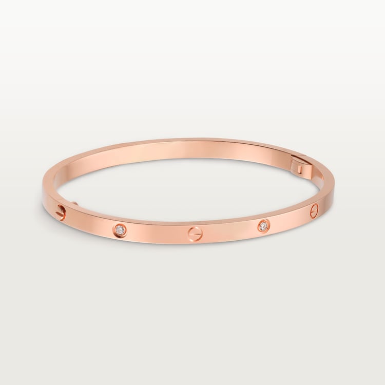 Replicate LOVE bracelet, small model, 6 diamonds(1:1 replica) - Original Replica Club