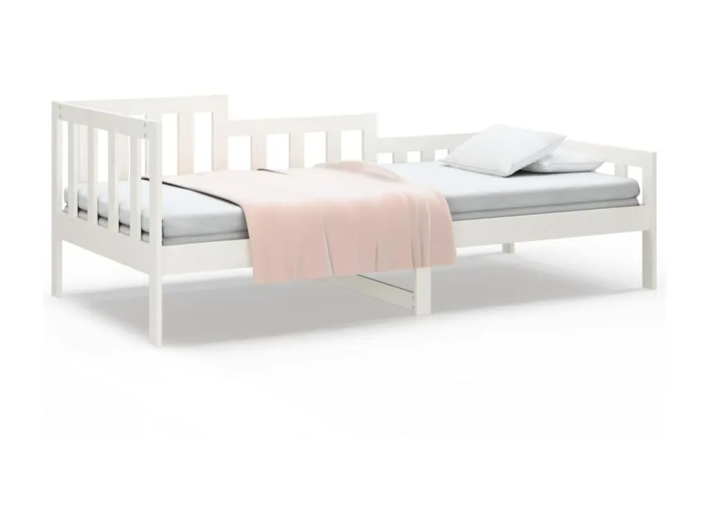 Sofá cama Blanco 90x190 cm Kavehomedeco maciza de Kavehomedeco TJIX30267