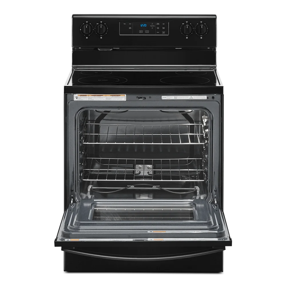 Whirlpool 30 in. 5.3 cu. ft. 4-Burner Electric Range in Black with Storage Drawer - Image 3