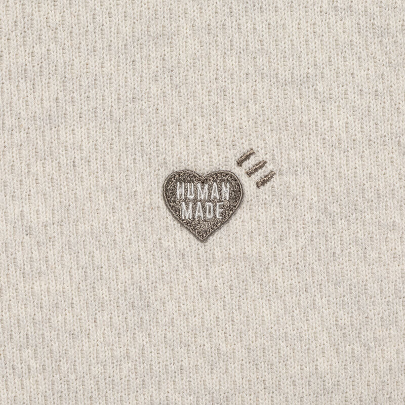 HUMAN MADE HENLEY NECK SHIRT