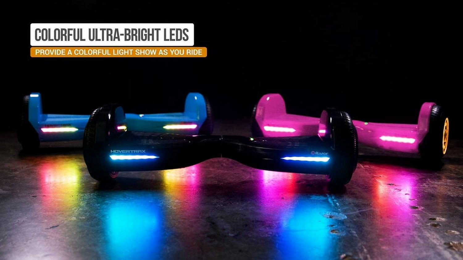 Razor Hovertrax Prizma- Black. Lighted Hoverboard for Child & Teen. up to 9 mph. UL2272 Certified - Image 3