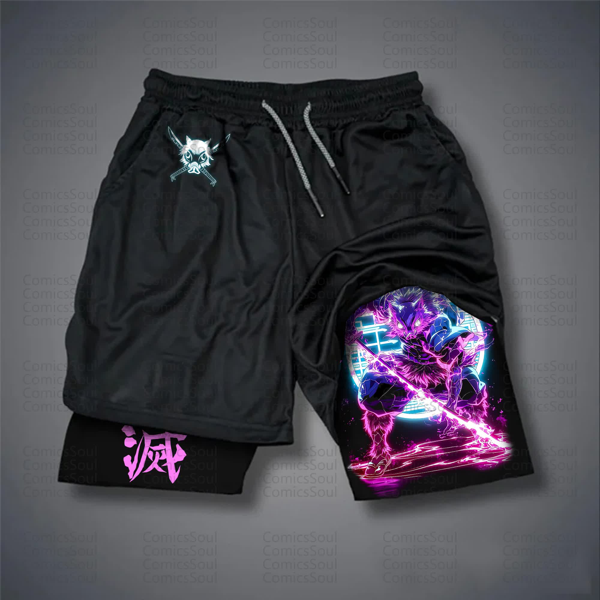 Unisex Casual Anime Streetwear Shorts 丨Comicssoul