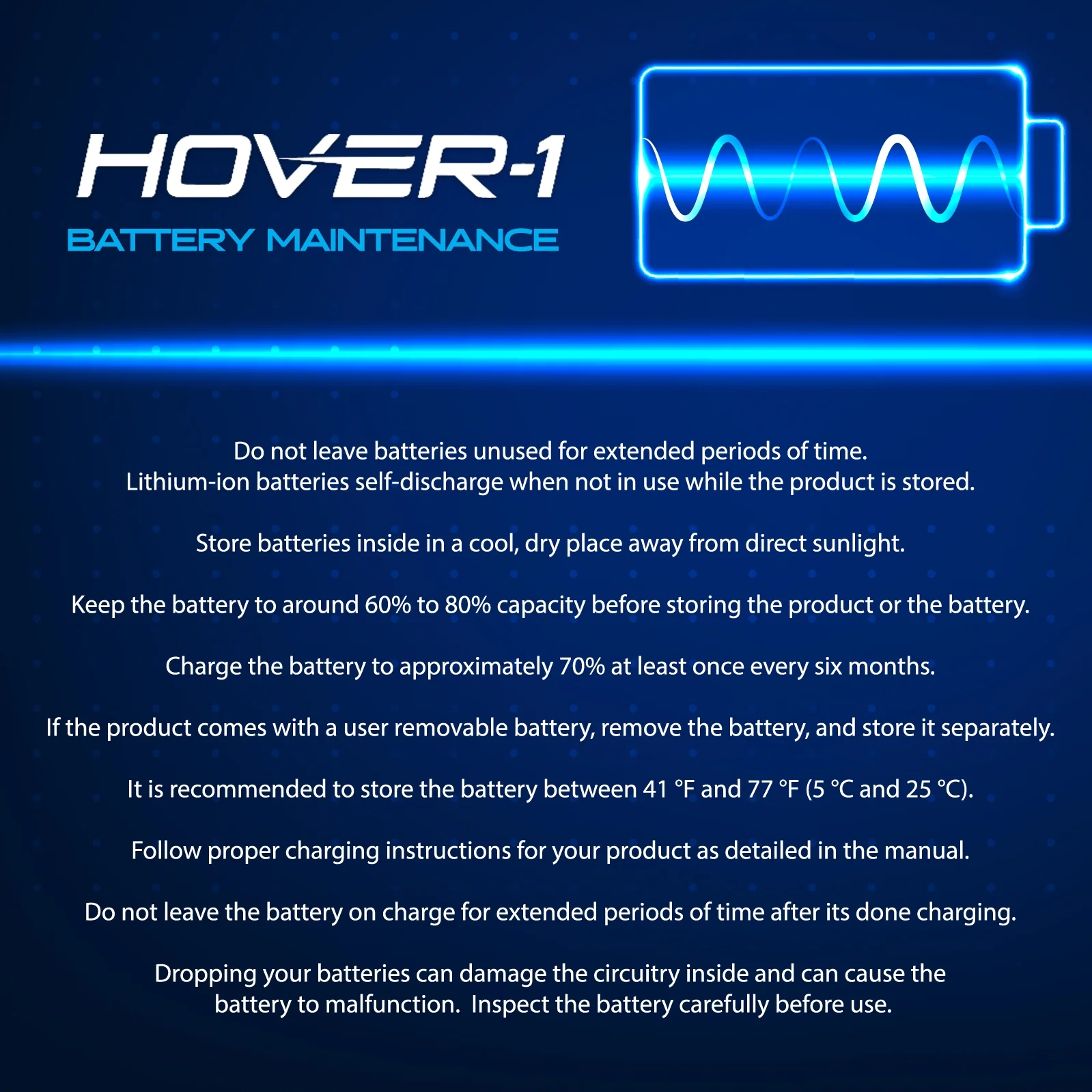 Hover-1 Evolution Hoverboard for Children, LED Headlights, 6 mph Max Speed, Midnight Blue - Image 15
