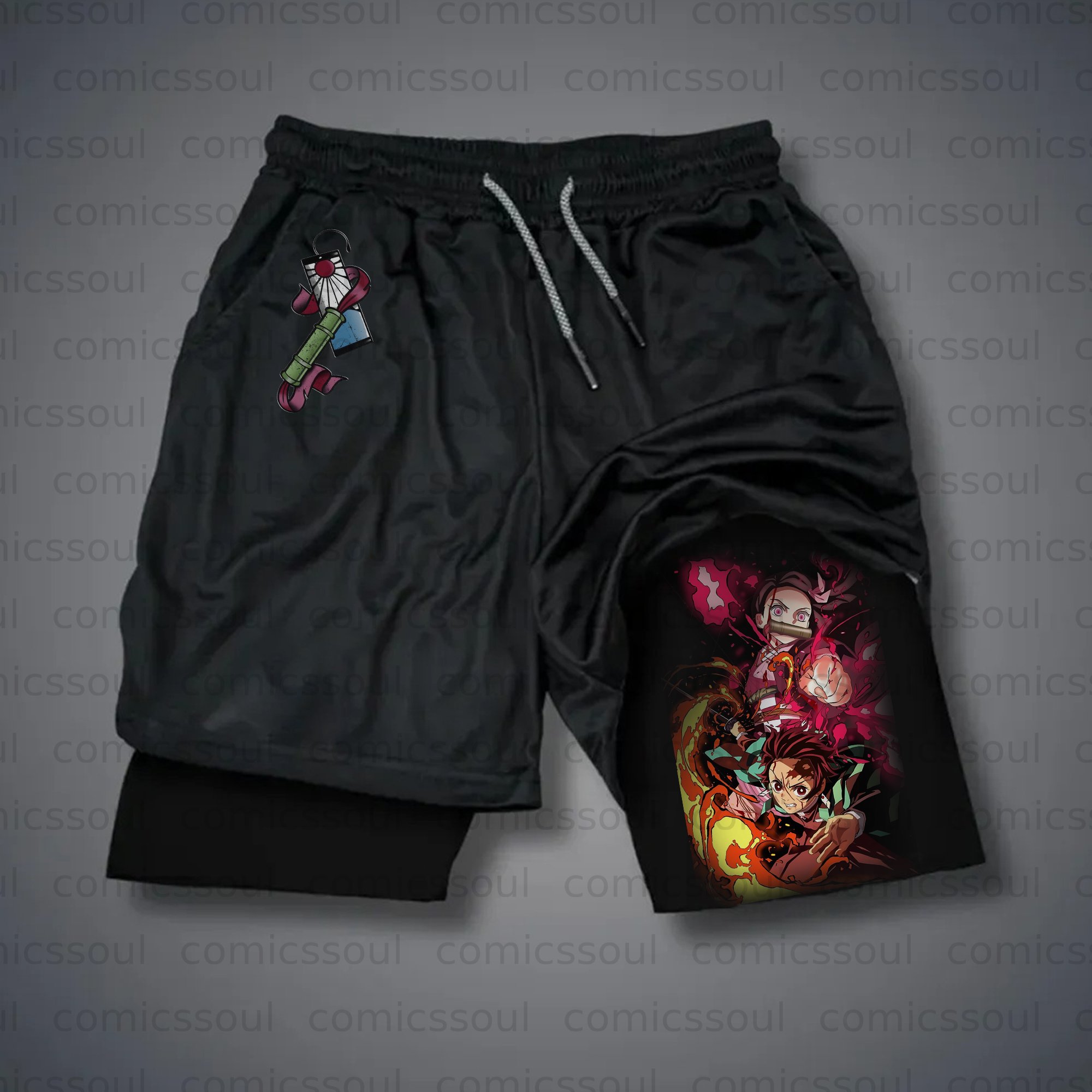 Unisex Casual Anime Streetwear Shorts