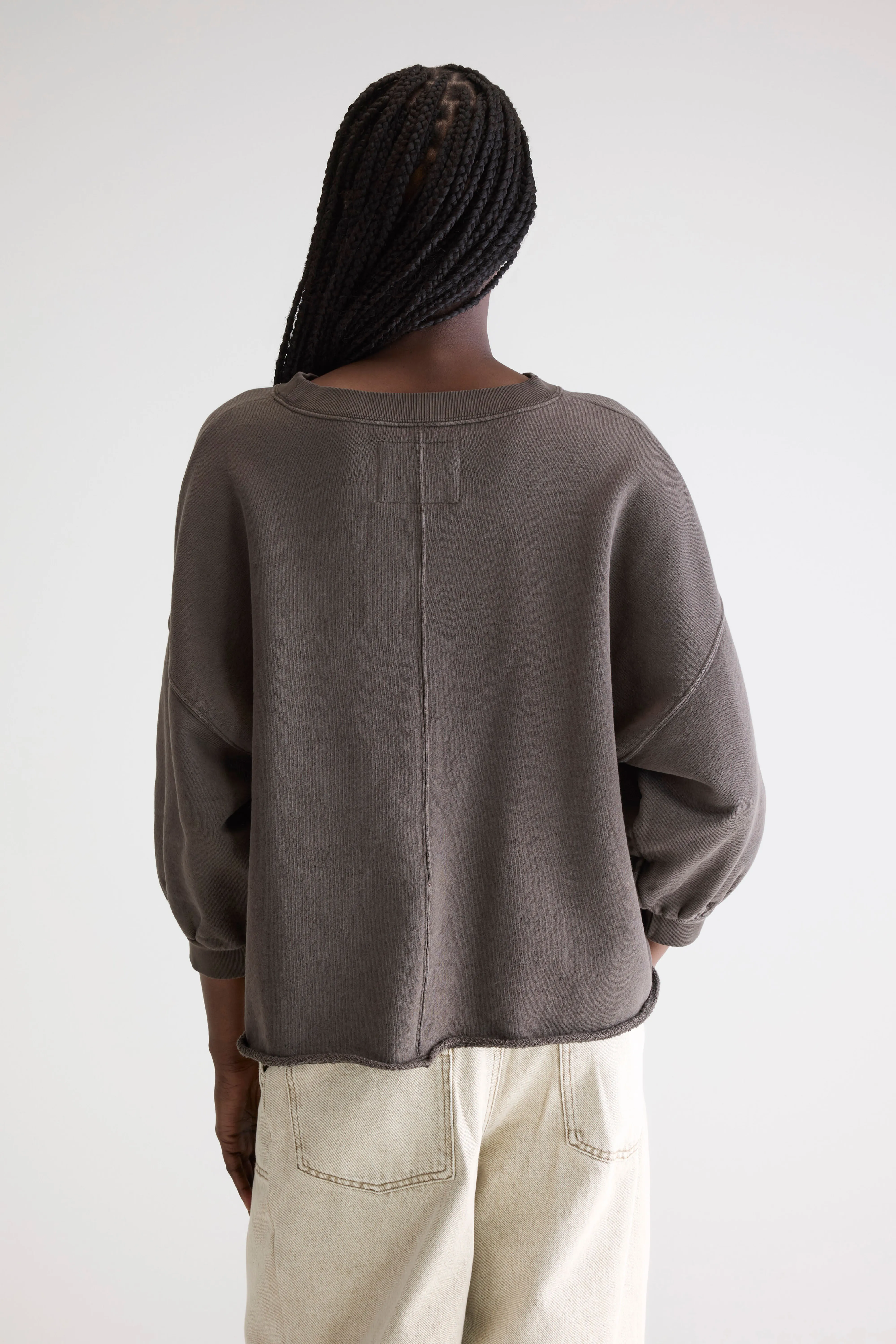 Bellerose Vicske crewneck sweatshirt (252 / W / DARK ROAST)