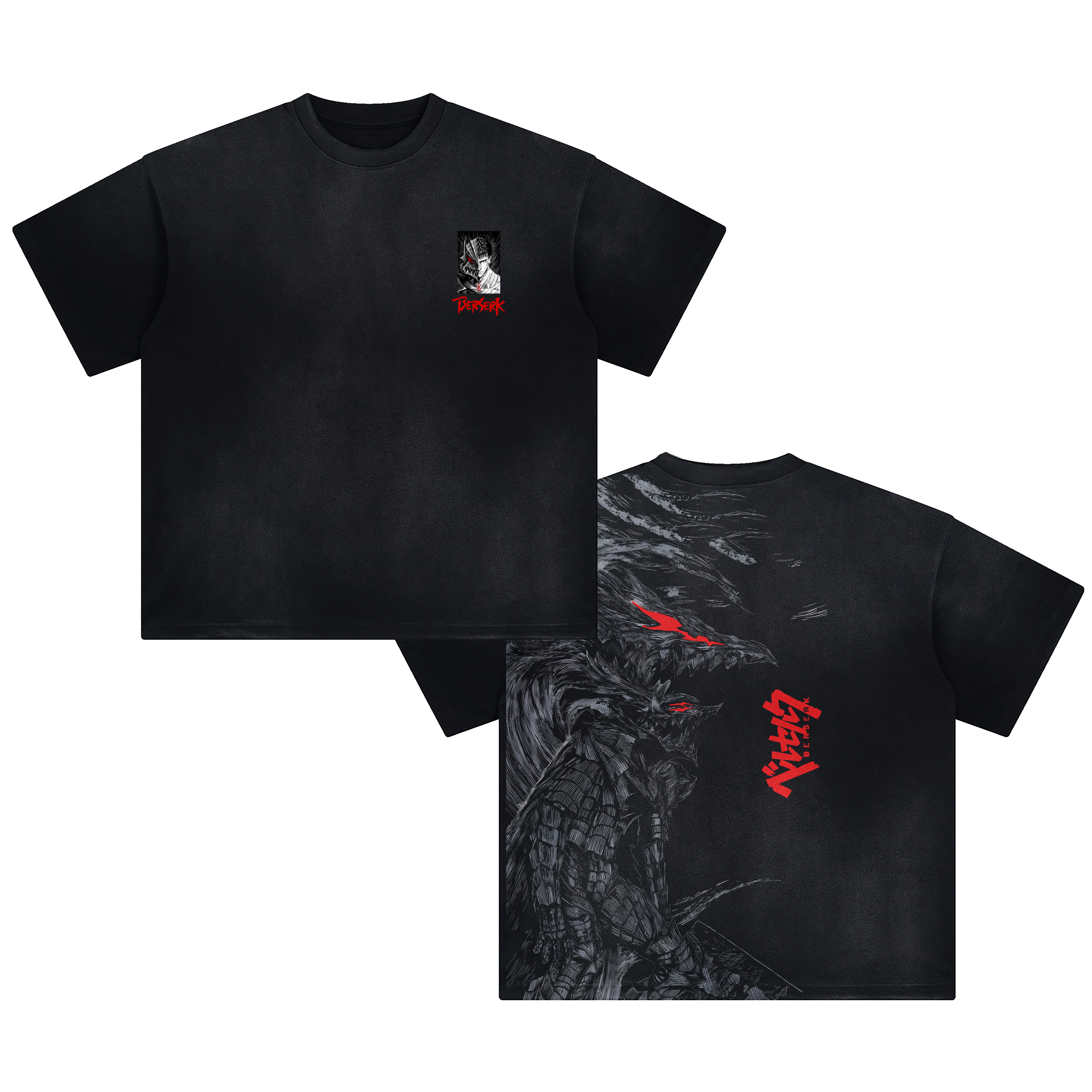 Unisex Anime Inspired Vintage T-Shirt TeeThreads Sustain the Scene with Custom Apparel