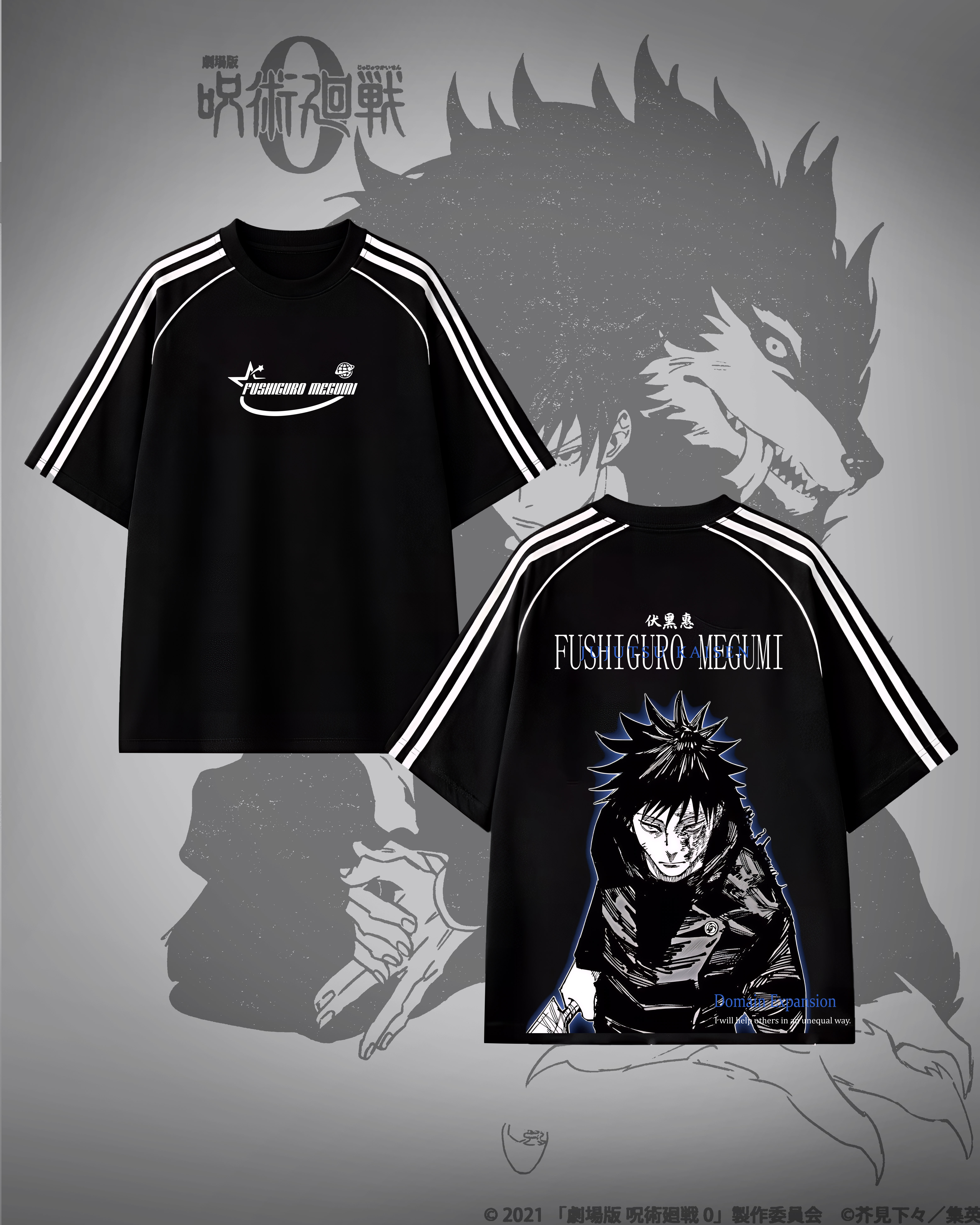 Jujutsu Kaisen Crew Neck Football Jersey