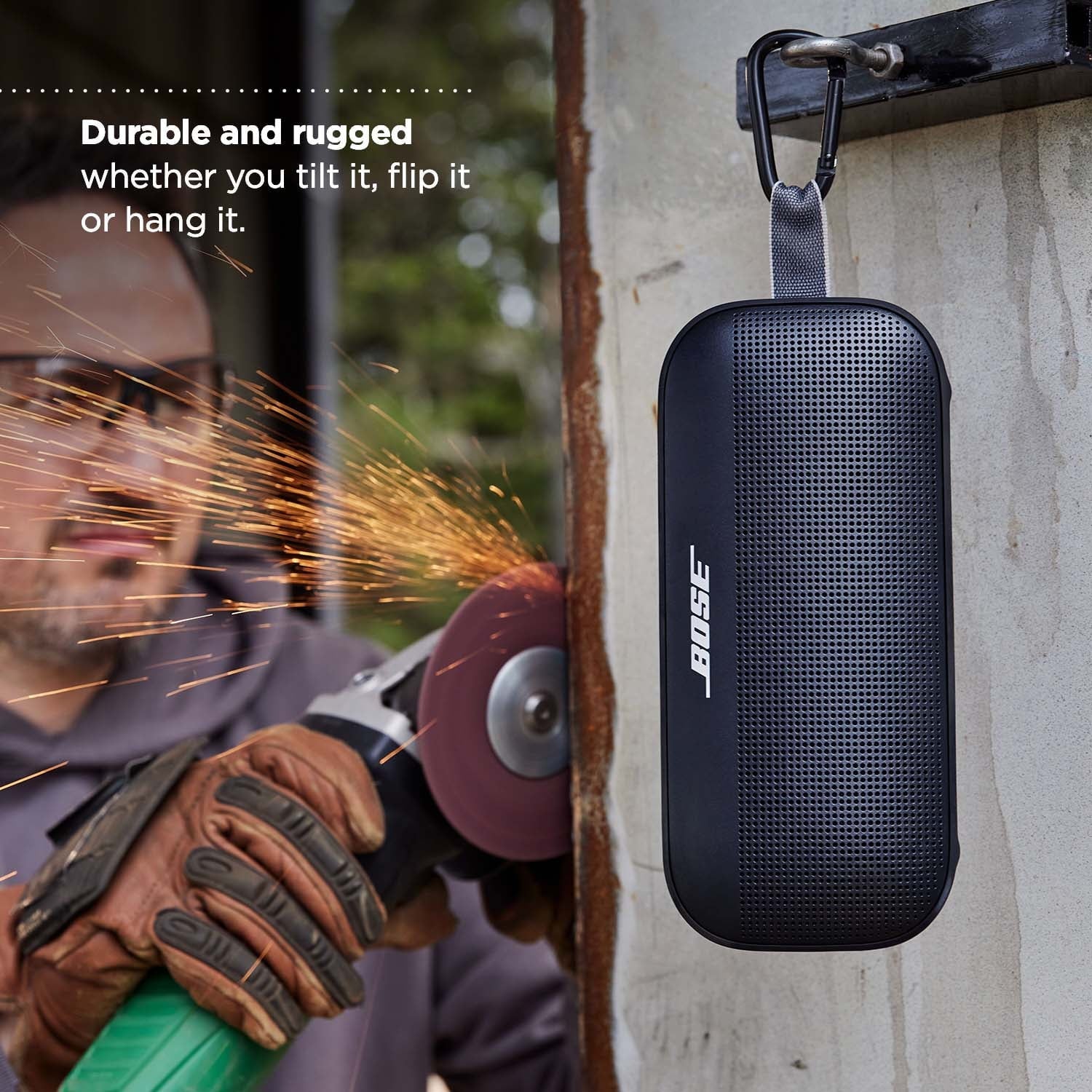 Bose SoundLink Flex Wireless Waterproof Portable Bluetooth Speaker, Black - Image 8