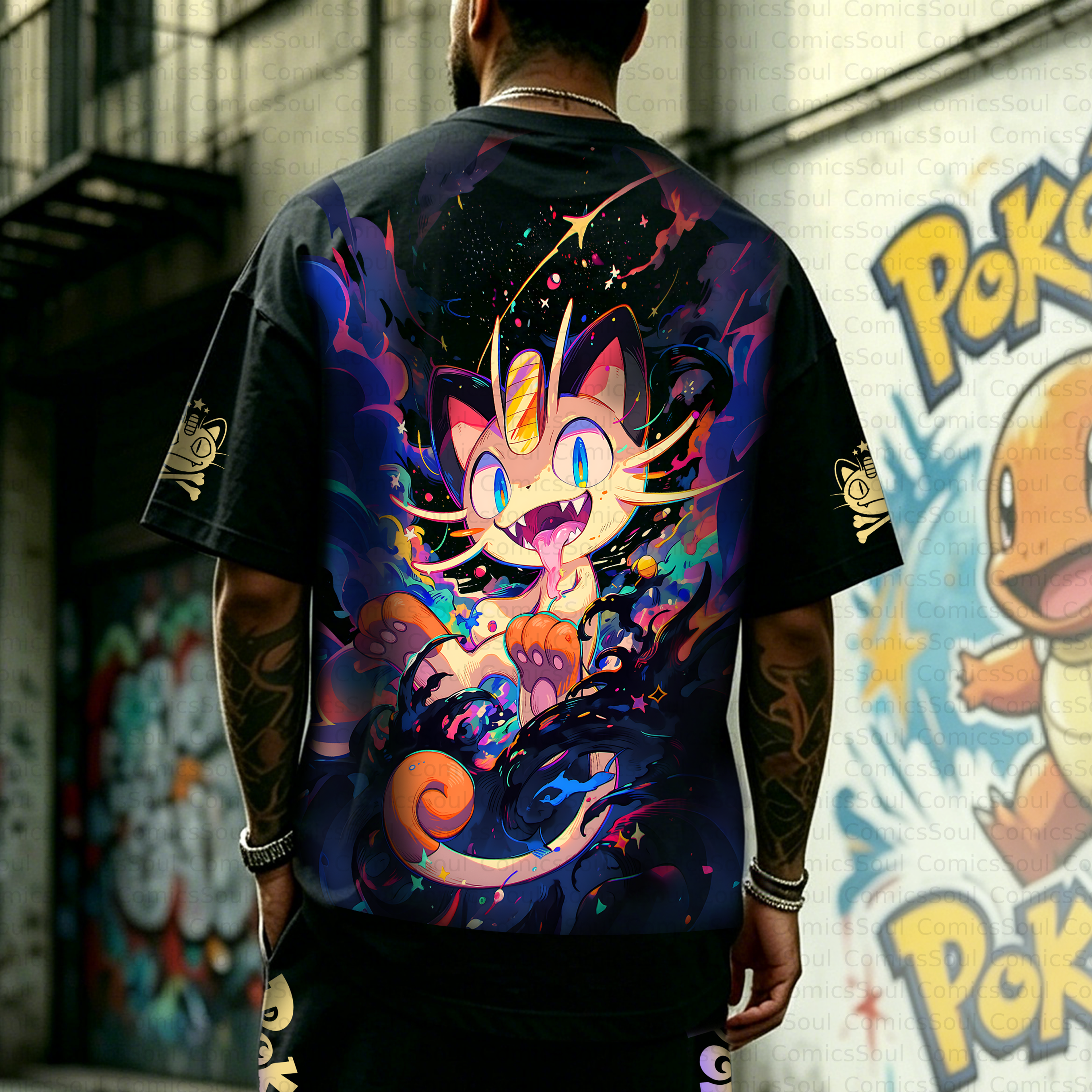 Unisex Anime Inspired Vintage T-Shirt