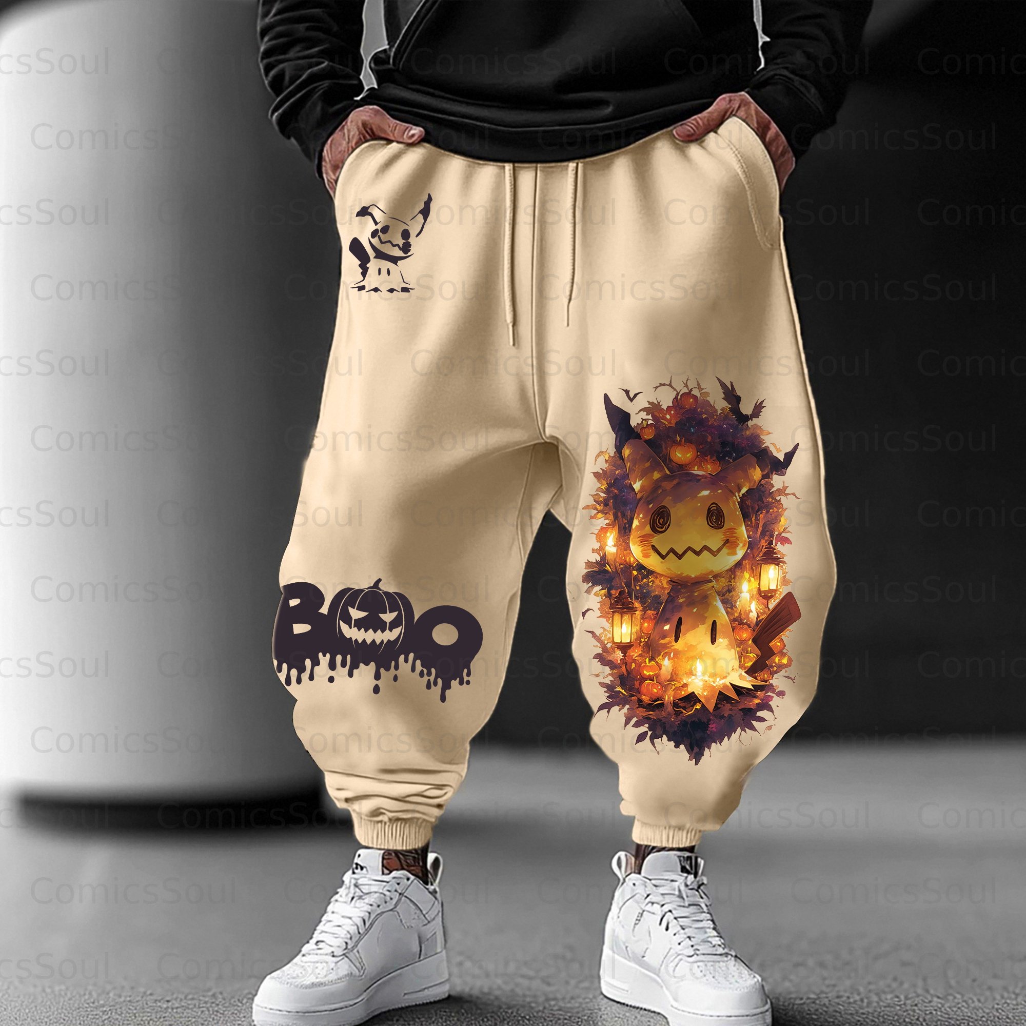 Unisex Halloween Anime Inspired Vintage Pants