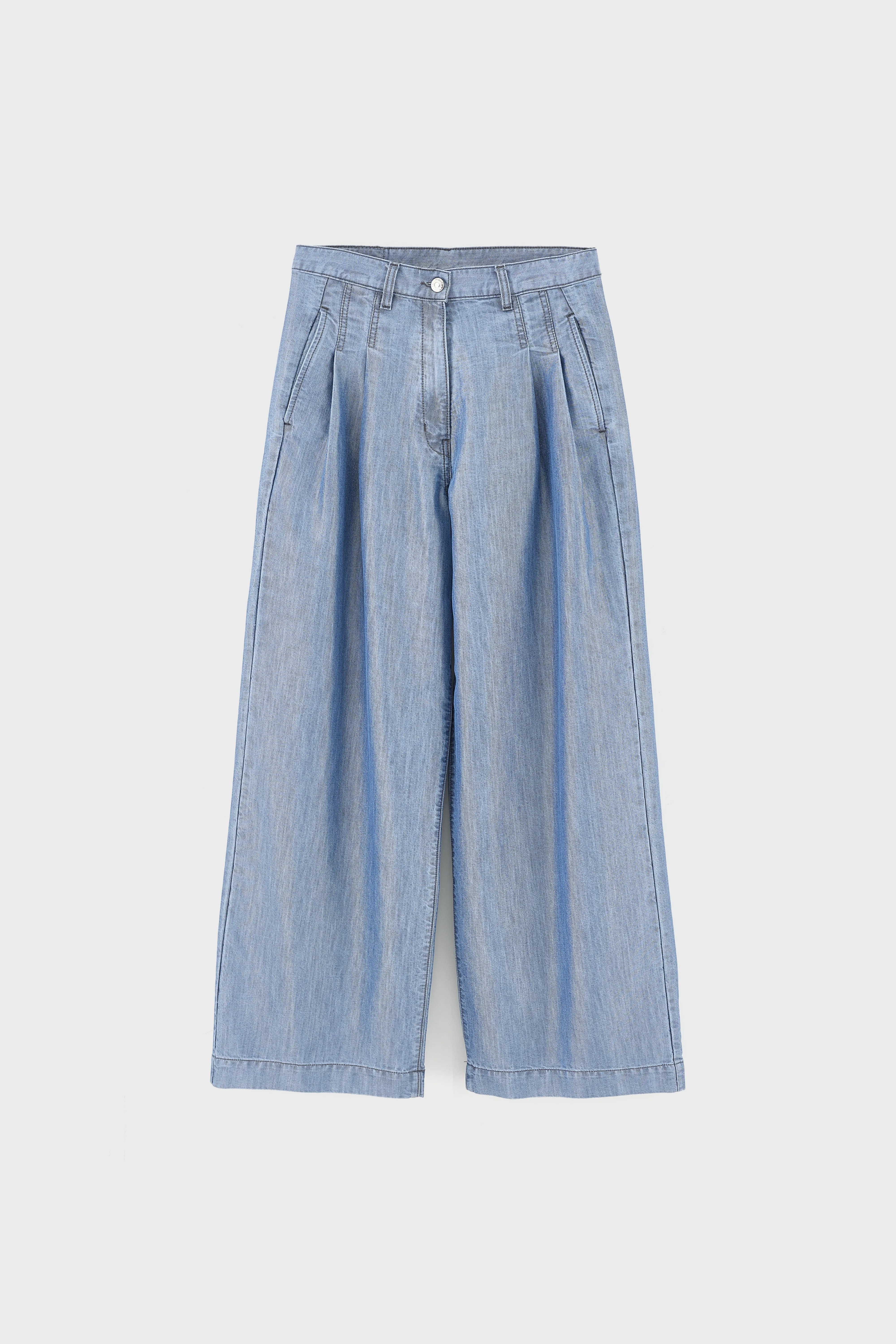 Bellerose Denim N. 74 - super-wide jeans (261 / W / GLASSY BLUE)