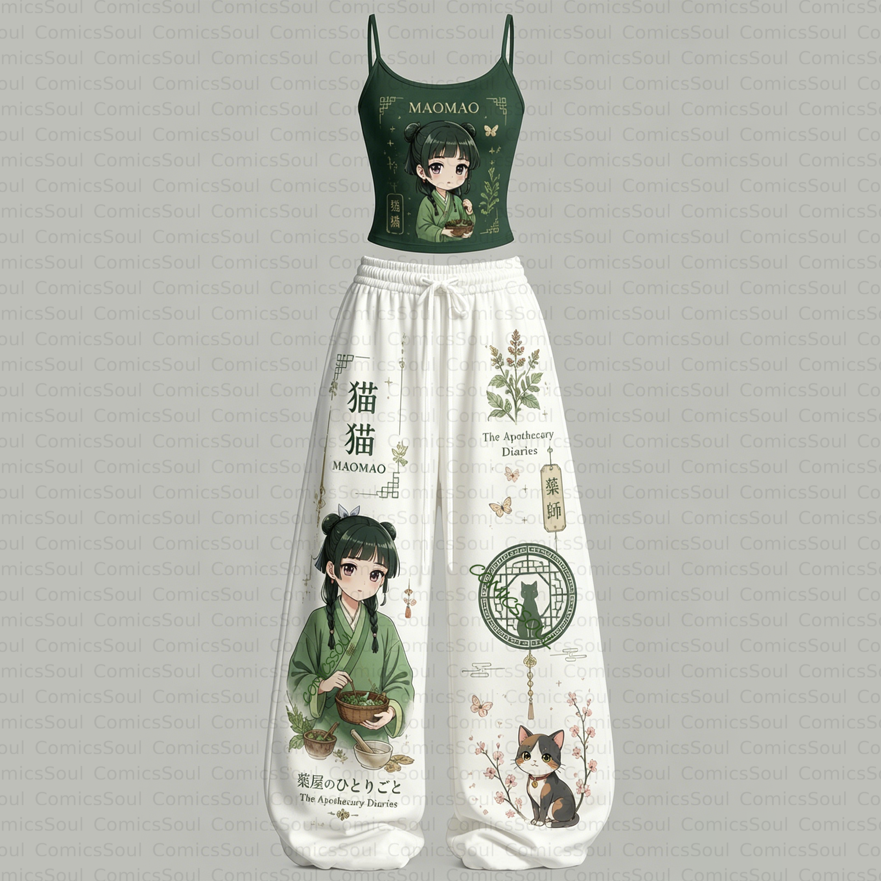 The Apothecary Diaries Top & Elasticated Trousers Two-Piece Set