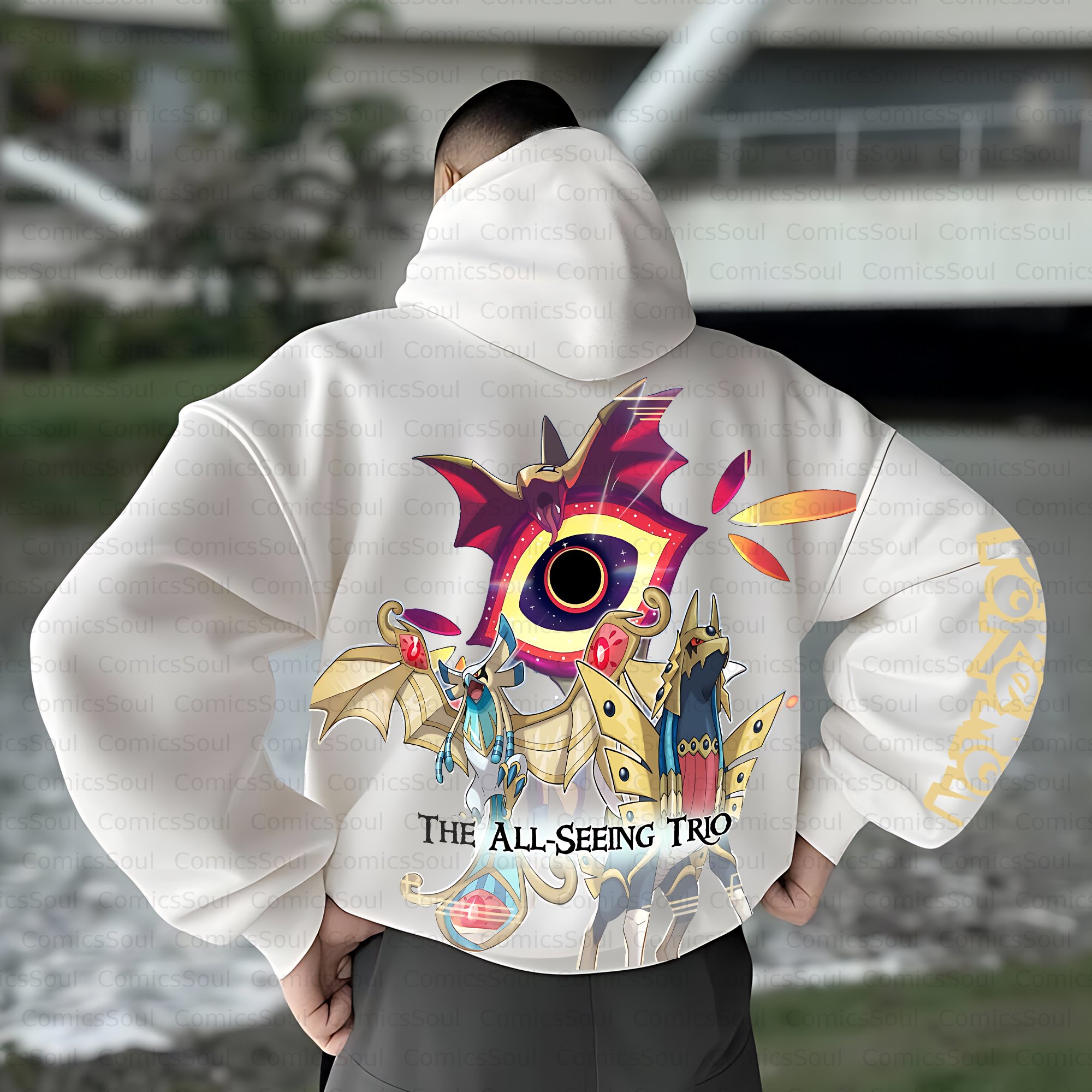 Unisex Anime Inspired Vintage Plush Hoodie