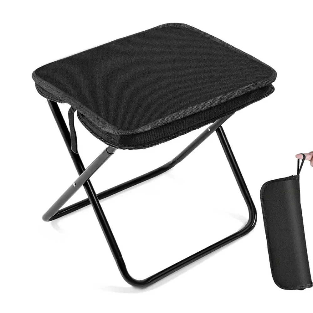 Goodwin Steel Modern Foldable Garden Chair with Oxford Fabric Portable Outdoor Design Carry Bag Included