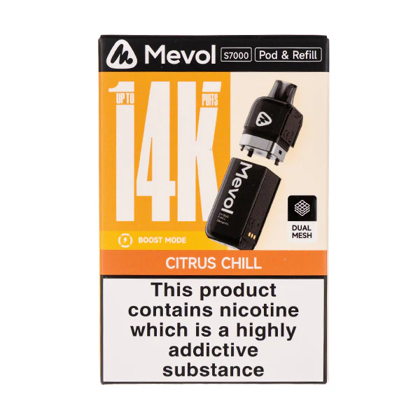 elfbar elfa kaufen Citrus Chill S7000 Prefilled Pod + Refill by Mevol