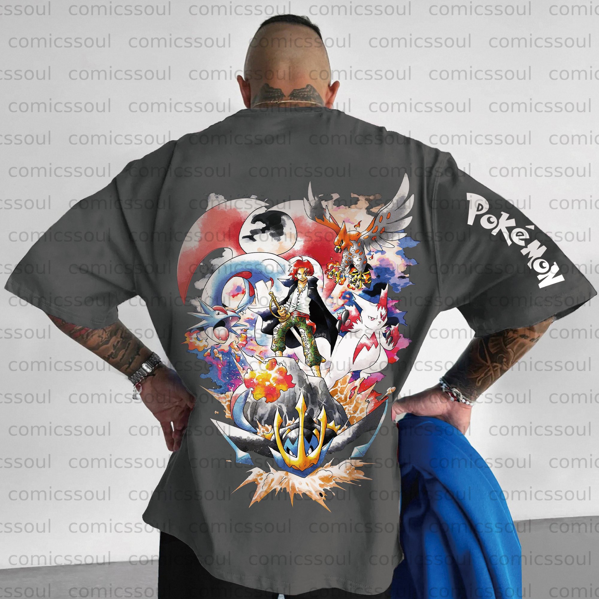 Unisex Anime Inspired Vintage T-Shirt
