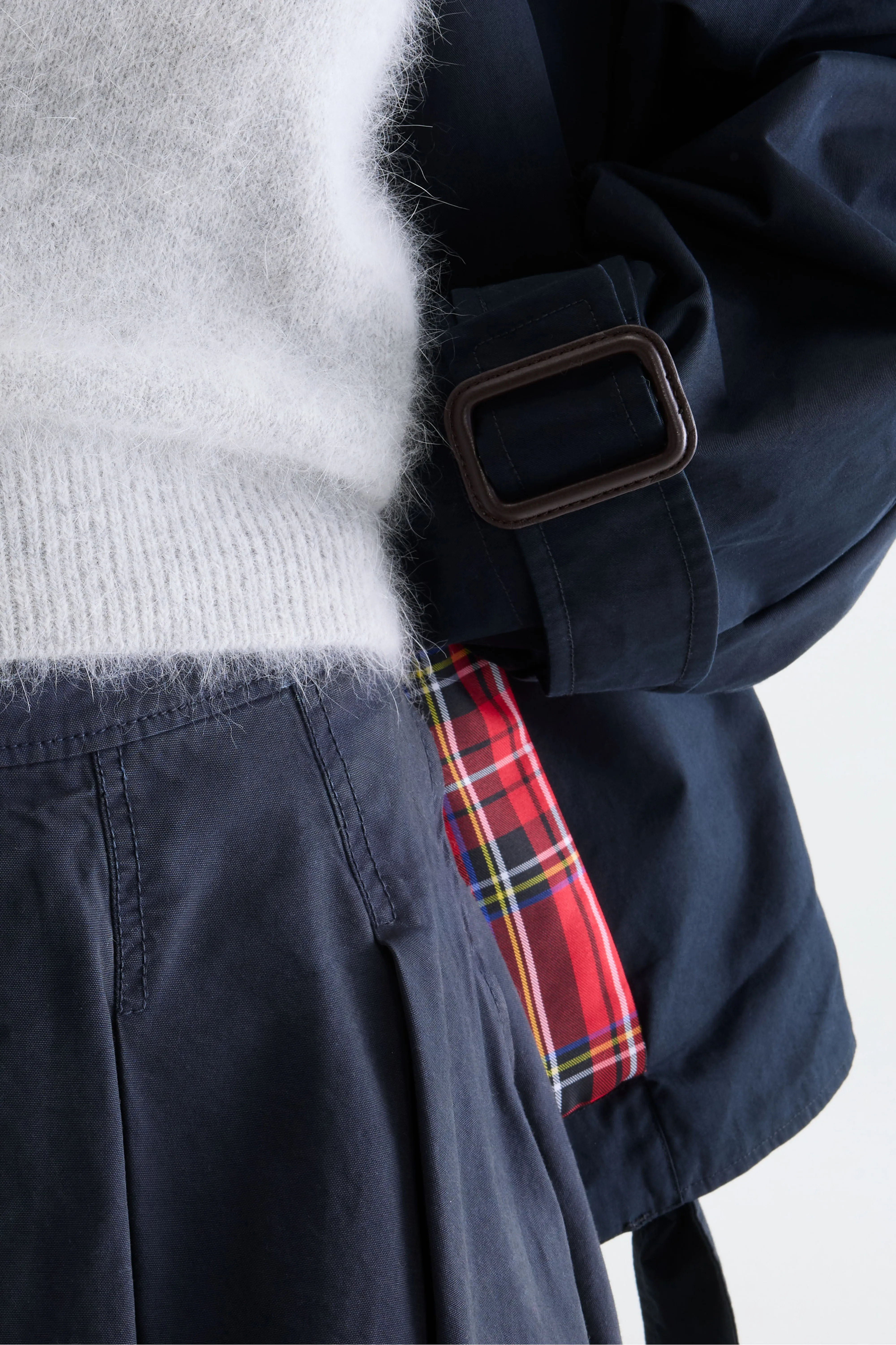 Bellerose Helina trench-style jacket (261 / W / NAVY)