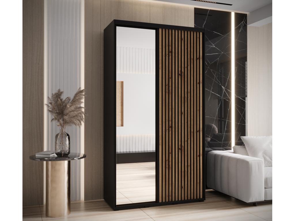 ARMARIO Abodeia 2 DE PUERTAS CORREDERAS 235 - 2/140/60 2 puertas negro/artisan