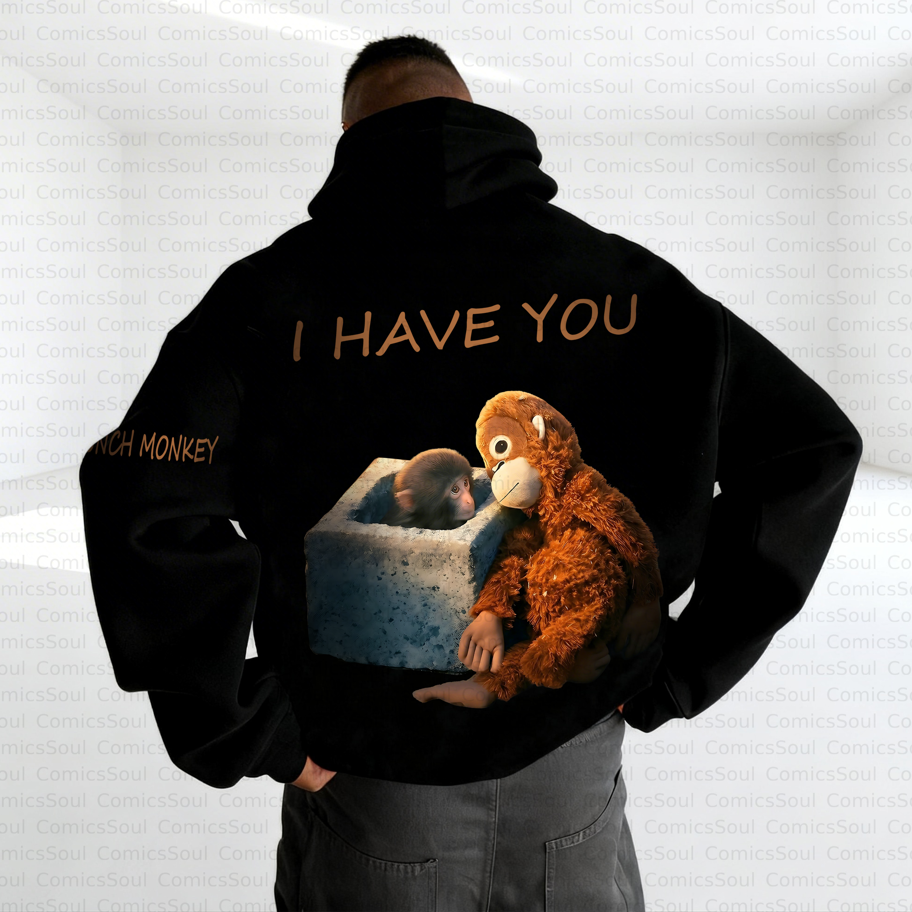 Unisex Anime Inspired Vintage Plush Hoodie