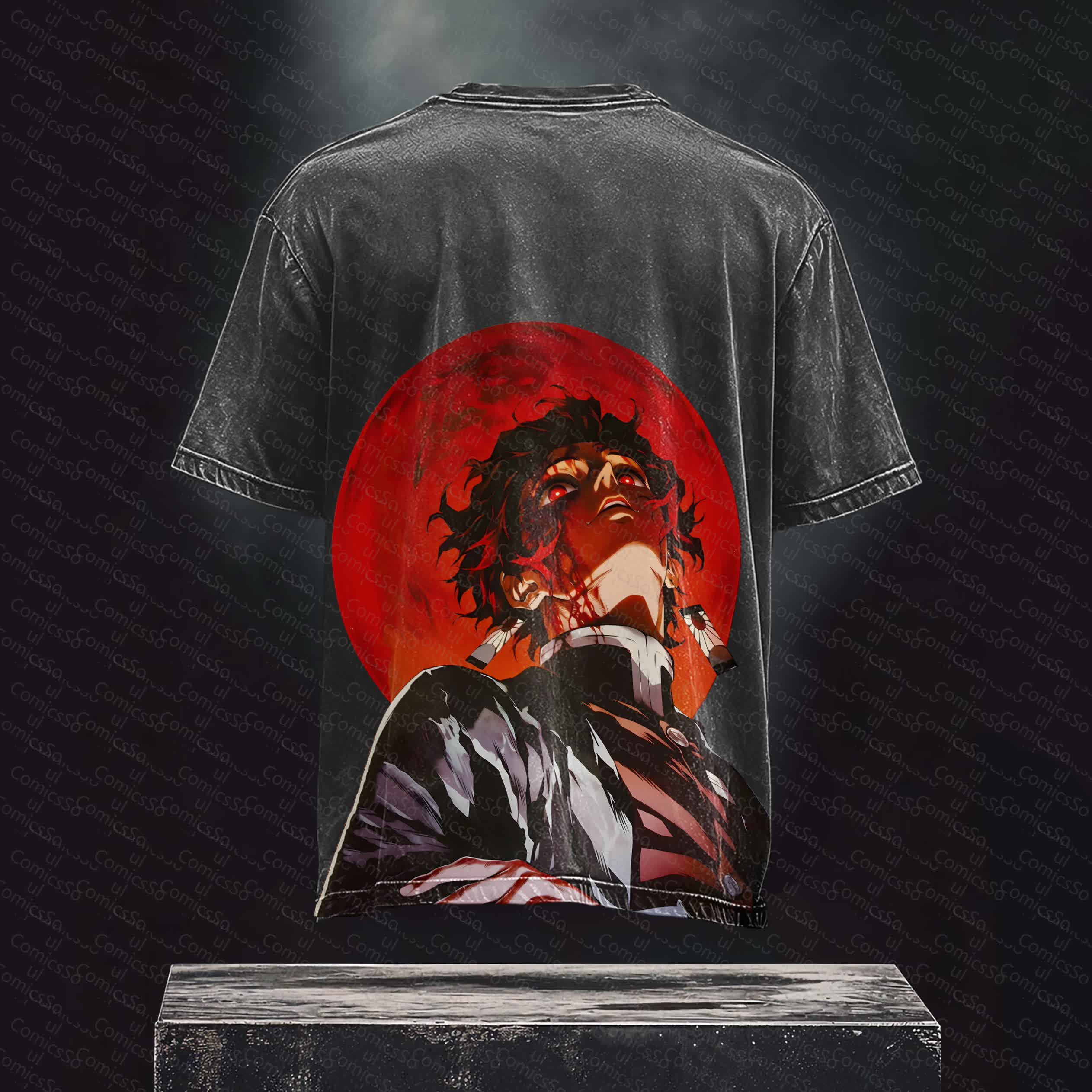 Unisex Anime Inspired Vintage T-Shirt丨 Comicssoul