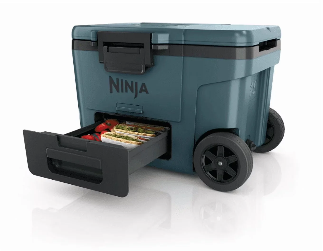 Ninja FrostVault 45QT Wheeled Cooler With Dry Storage Drawer - Ocean Blue - FB245AOB Ninja FrostVault 45QT Wheeled Cooler With Dry Storage Drawer - Ocean Blue - FB245AOB