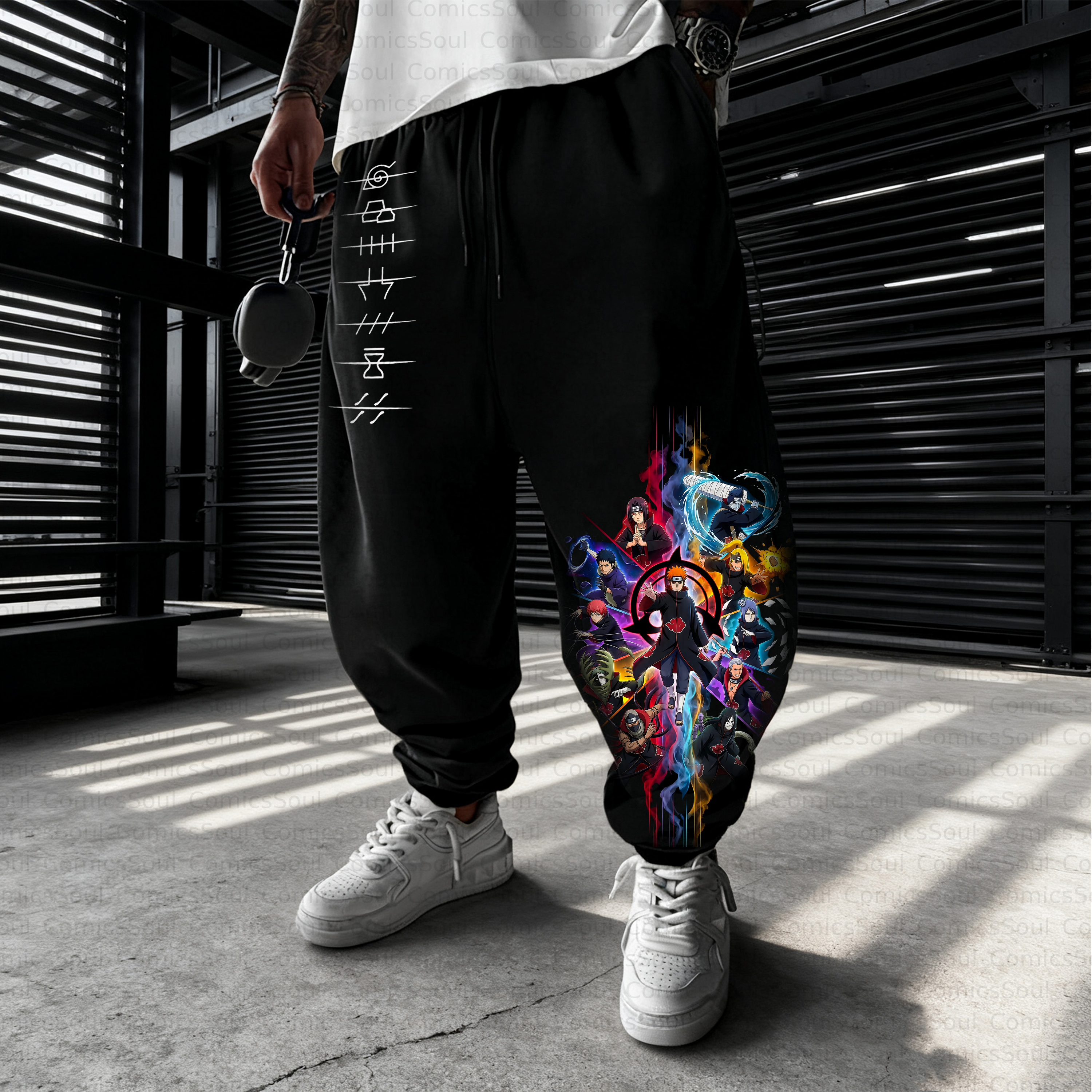 Unisex Casual Anime Streetwear Pant