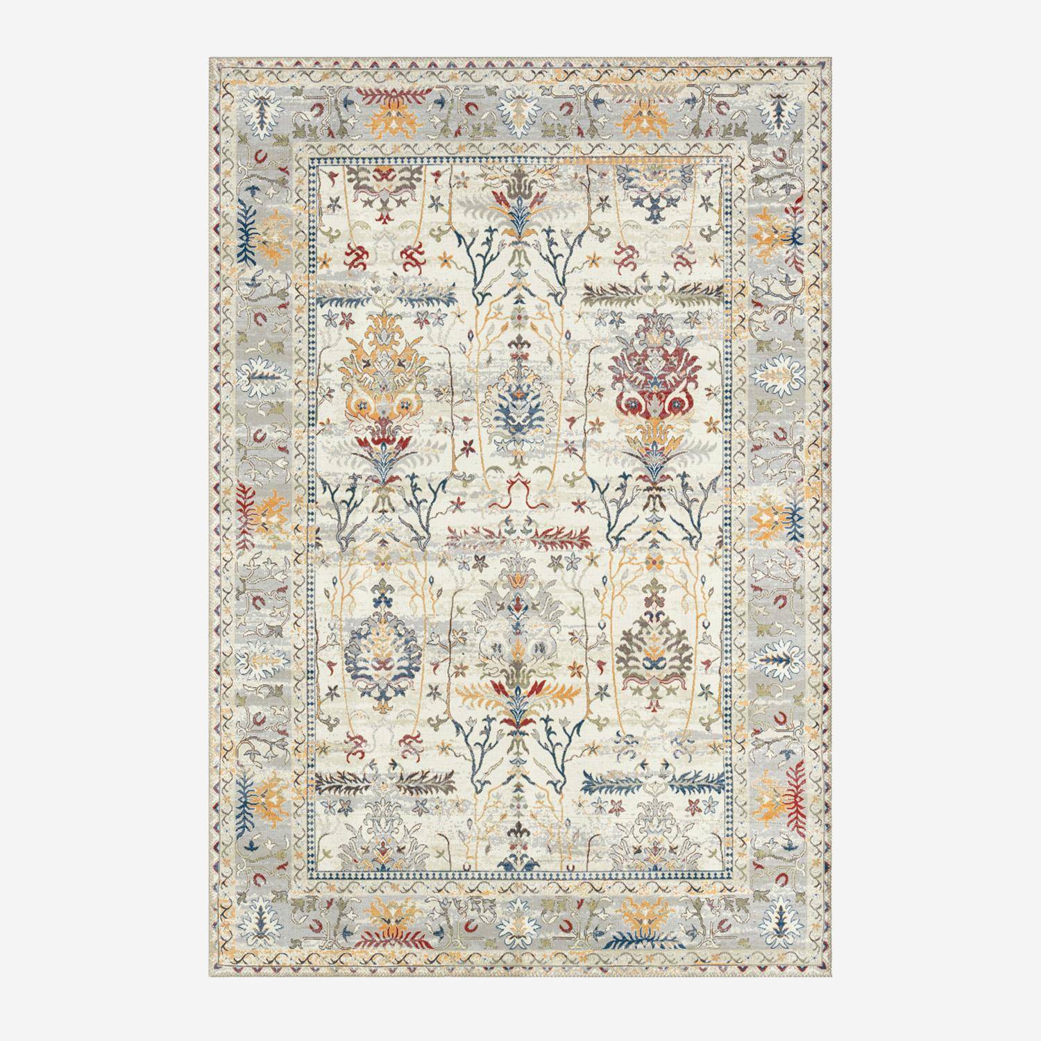 Cavy - Alfombra interior motivo oriental/persa multicolor