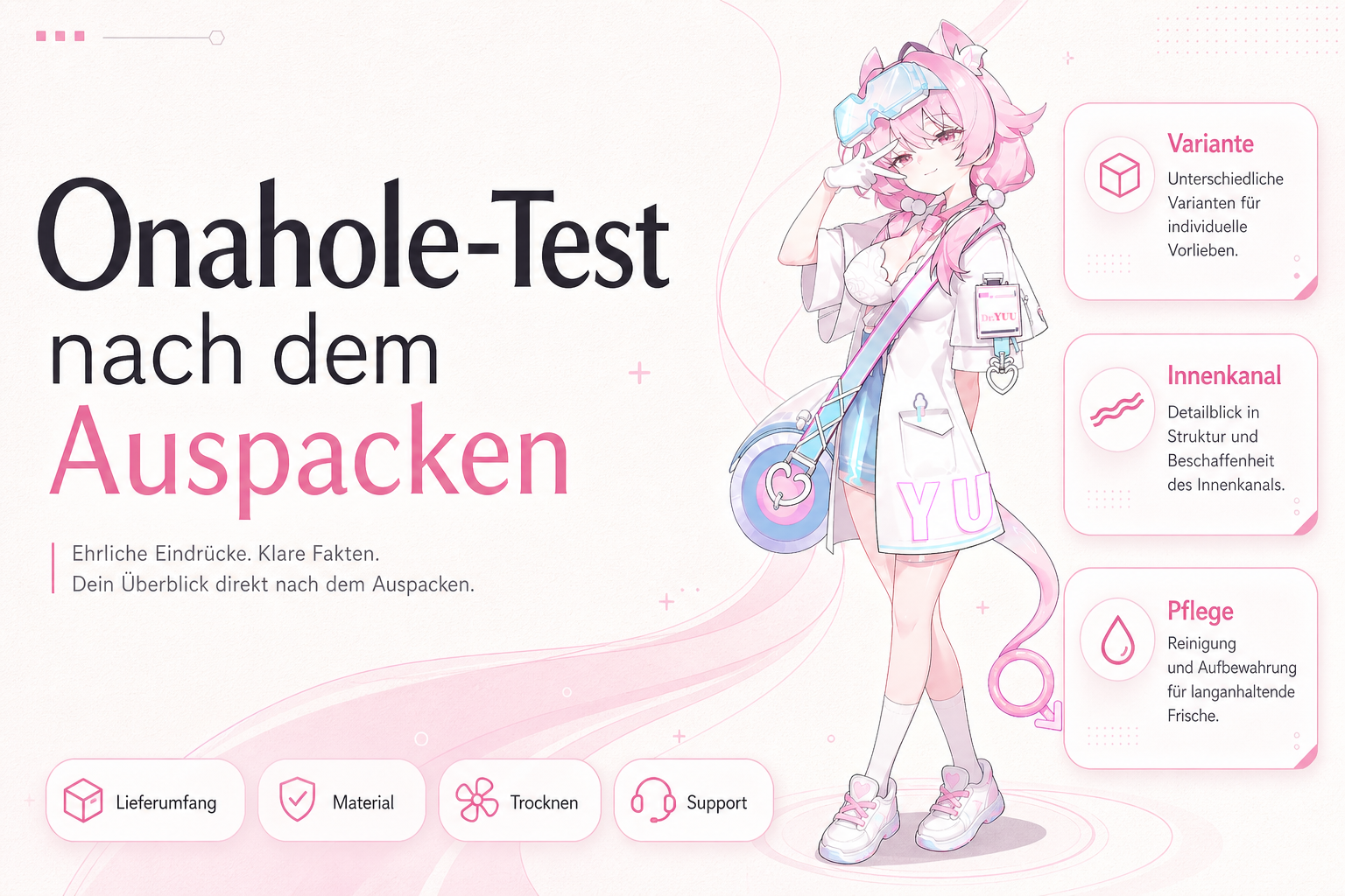 Onahole-Test nach dem Auspacken: So prüfst du dein Modell | DR.YUU™ Ratgeber - Masturbator & Sexspielzeug