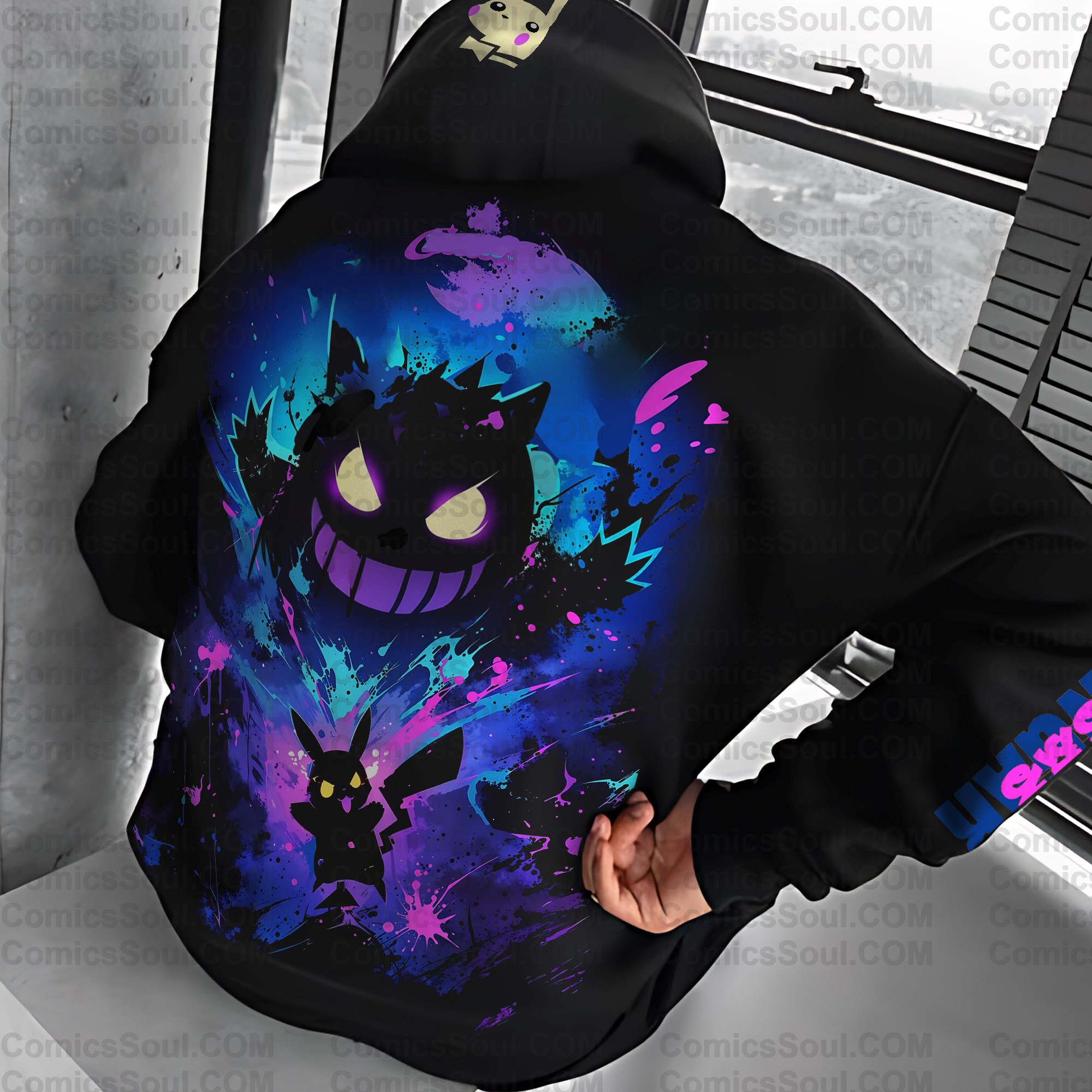 Unisex Anime Graphic Streetwear Vintage Hoodie