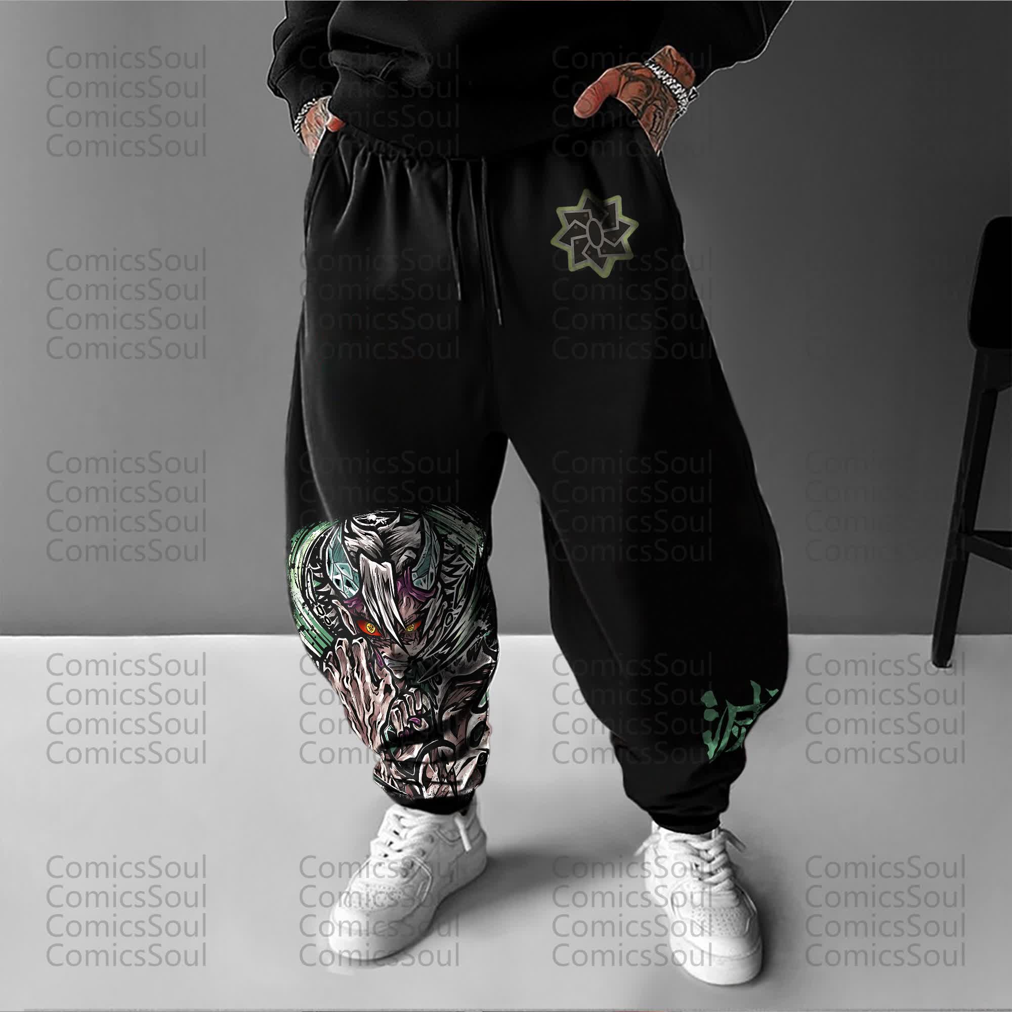 Unisex Anime Inspired Vintage Pants丨Comicssoul