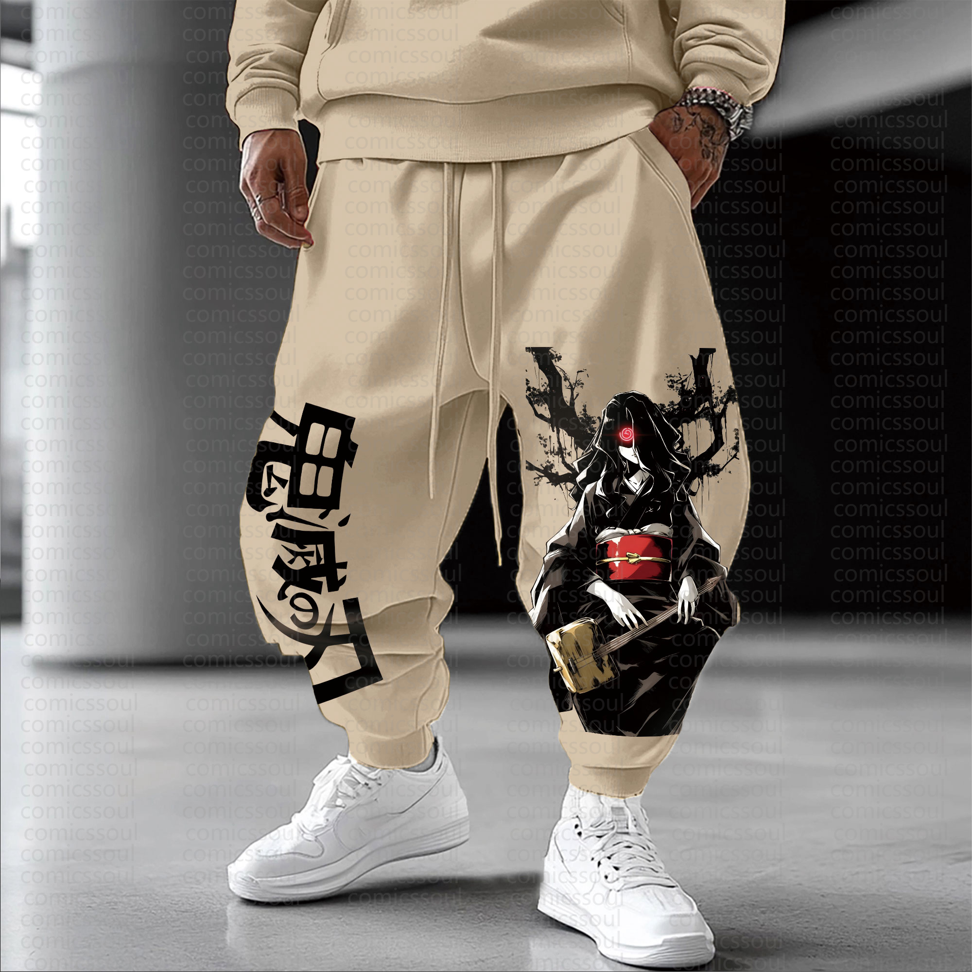 Unisex Anime Inspired Vintage Pants丨Comicssoul