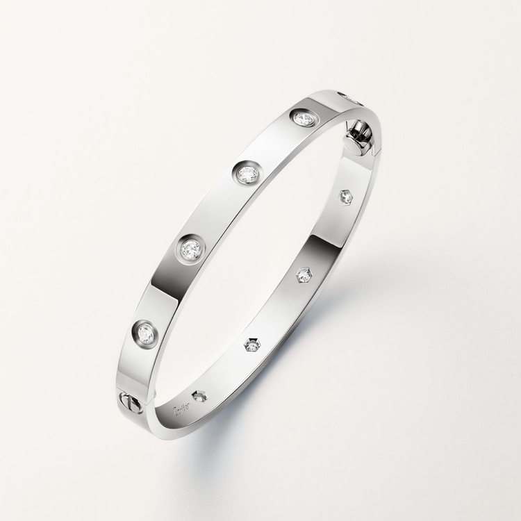 Replicate LOVE bracelet, classic model,10 diamonds(1:1 replica) - Original Replica Club