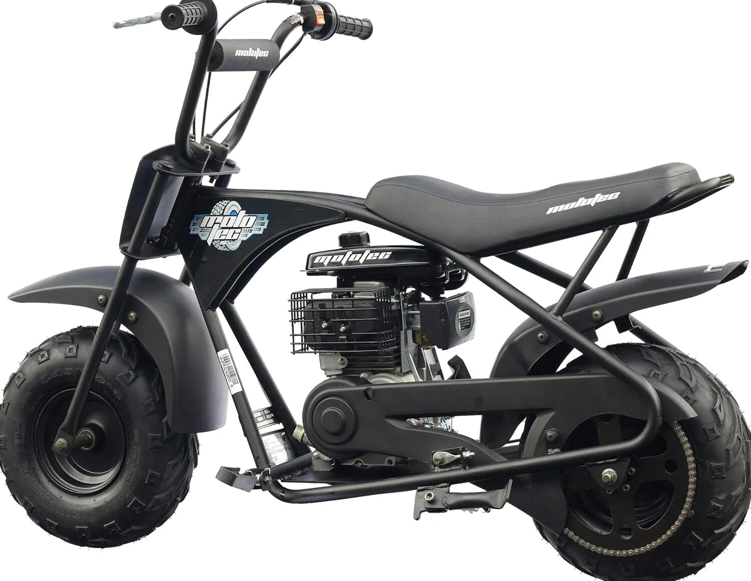 MotoTec 105CC 3.5HP Mini Bike, Black, Alloy Steel, 23mph - KN110-A - Image 6 MotoTec 105CC 3.5HP Mini Bike, Black, Alloy Steel, 23mph - KN110-A - Image 6