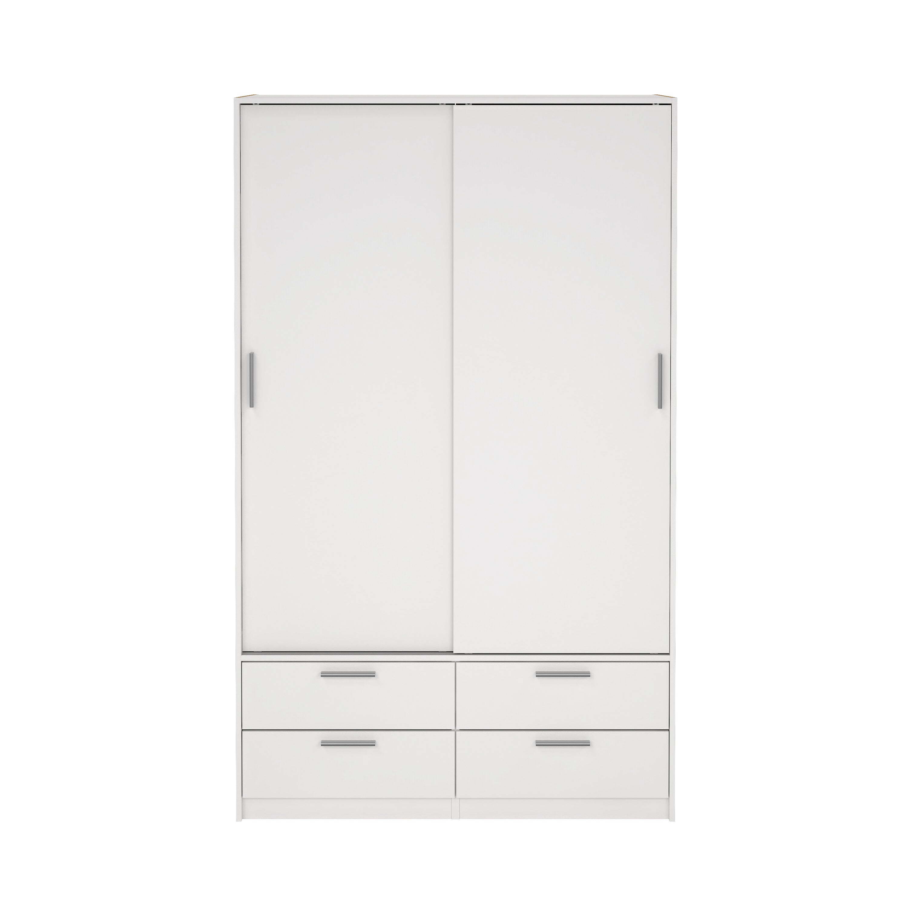 Blokker basic Slim Kledingkast - B 121,2 cm - Wit