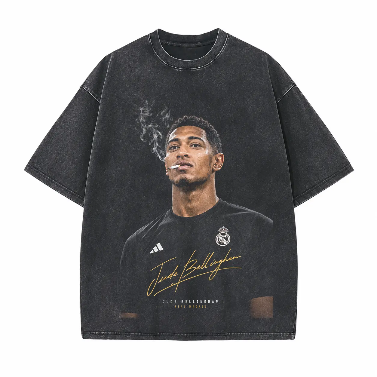 The Maestro Retro Sports Graphic Printed Unisex Washed T-Shirt