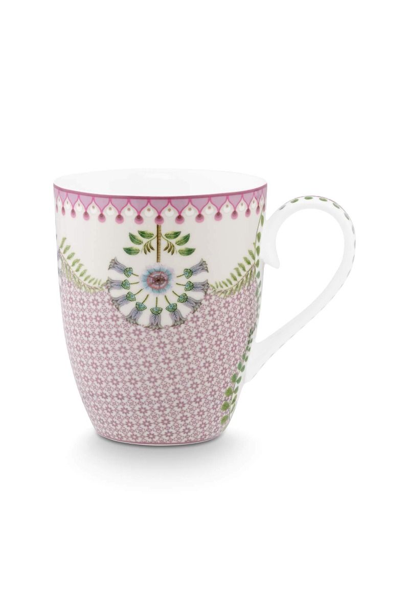 Mug Large Lily&Lotus Tiles Lilac